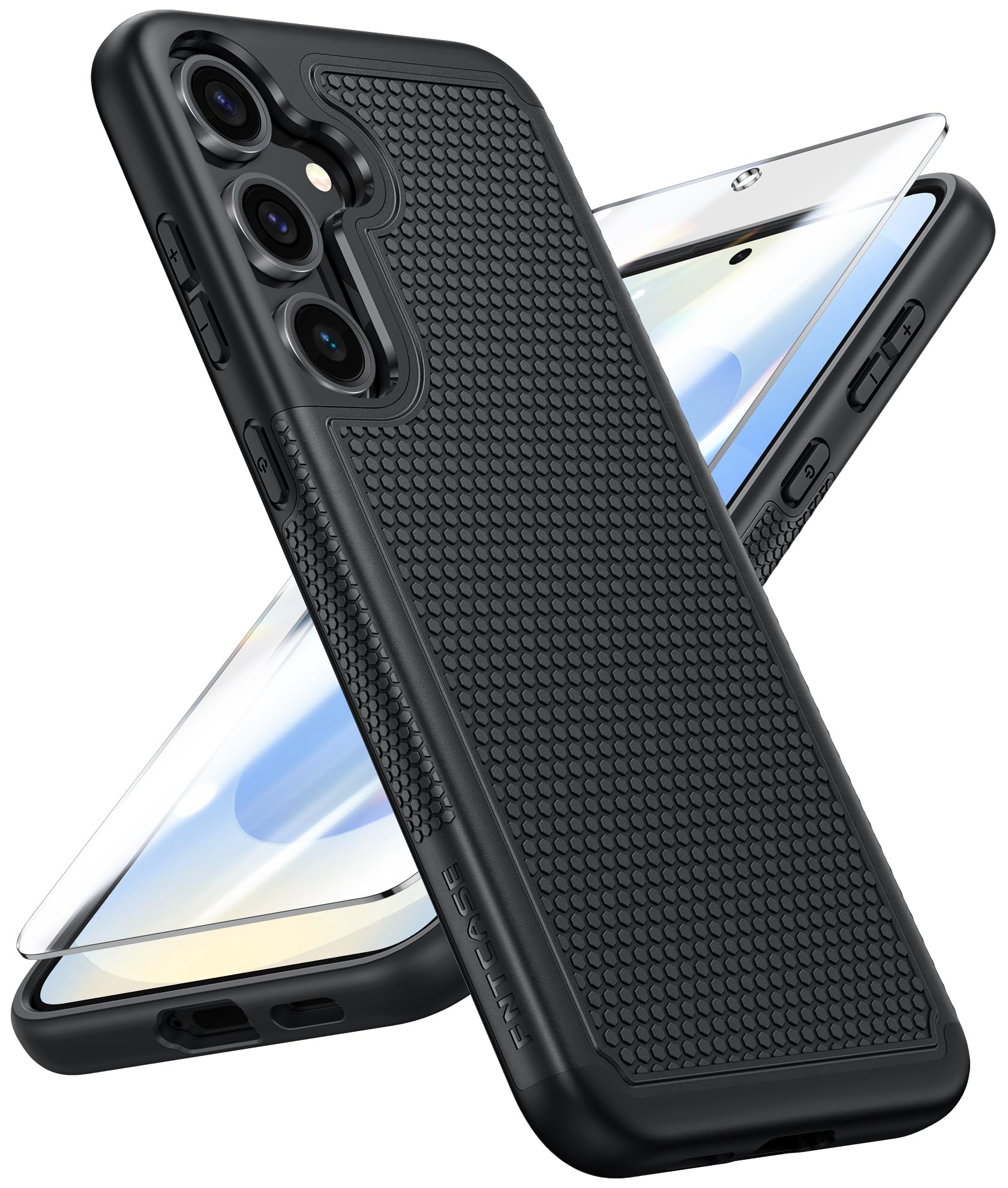 Foto 2 pulgar | Funda De Teléfono Fntcase Para Samsung Galaxy S25-plus A Prueba De Golpes, Negra - Venta Internacional.