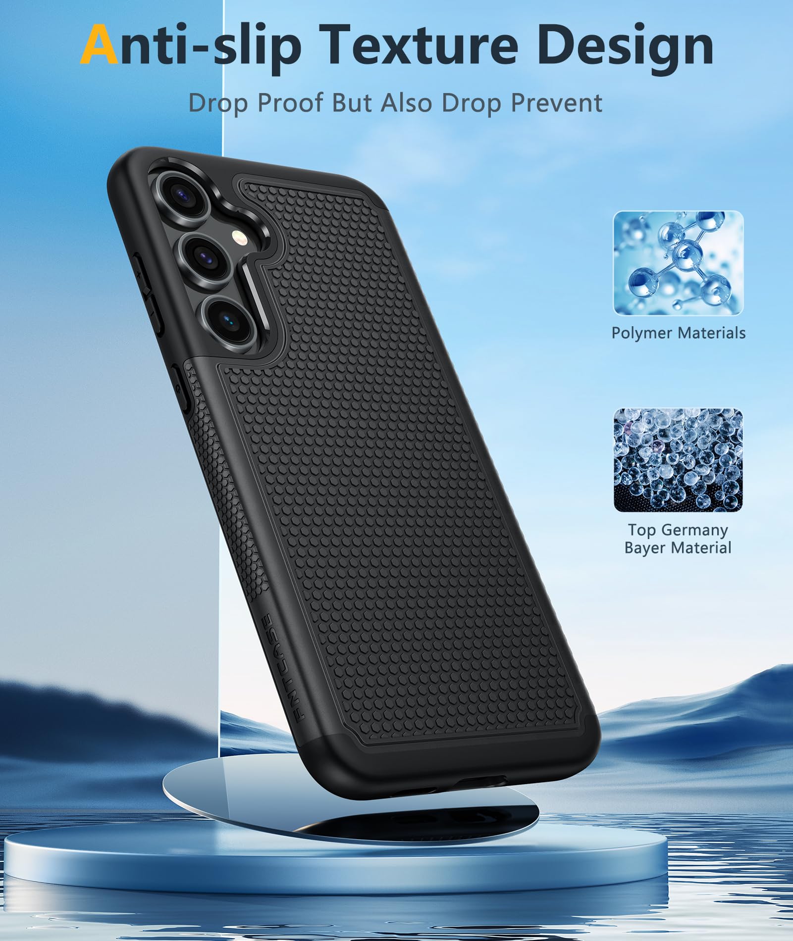 Foto 6 pulgar | Funda De Teléfono Fntcase Para Samsung Galaxy S25-plus A Prueba De Golpes, Negra - Venta Internacional.