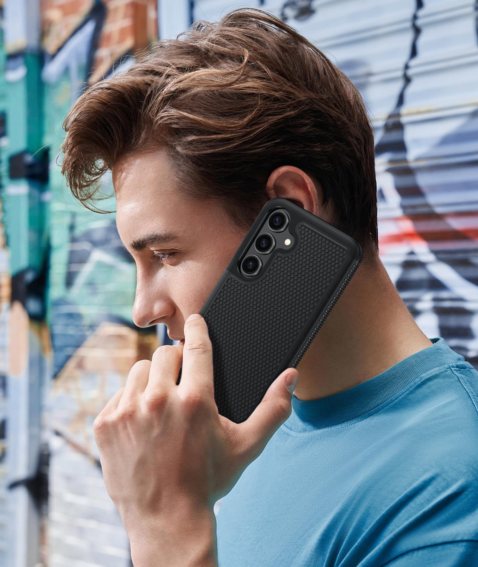 Foto 8 pulgar | Funda De Teléfono Fntcase Para Samsung Galaxy S25-plus A Prueba De Golpes, Negra - Venta Internacional.