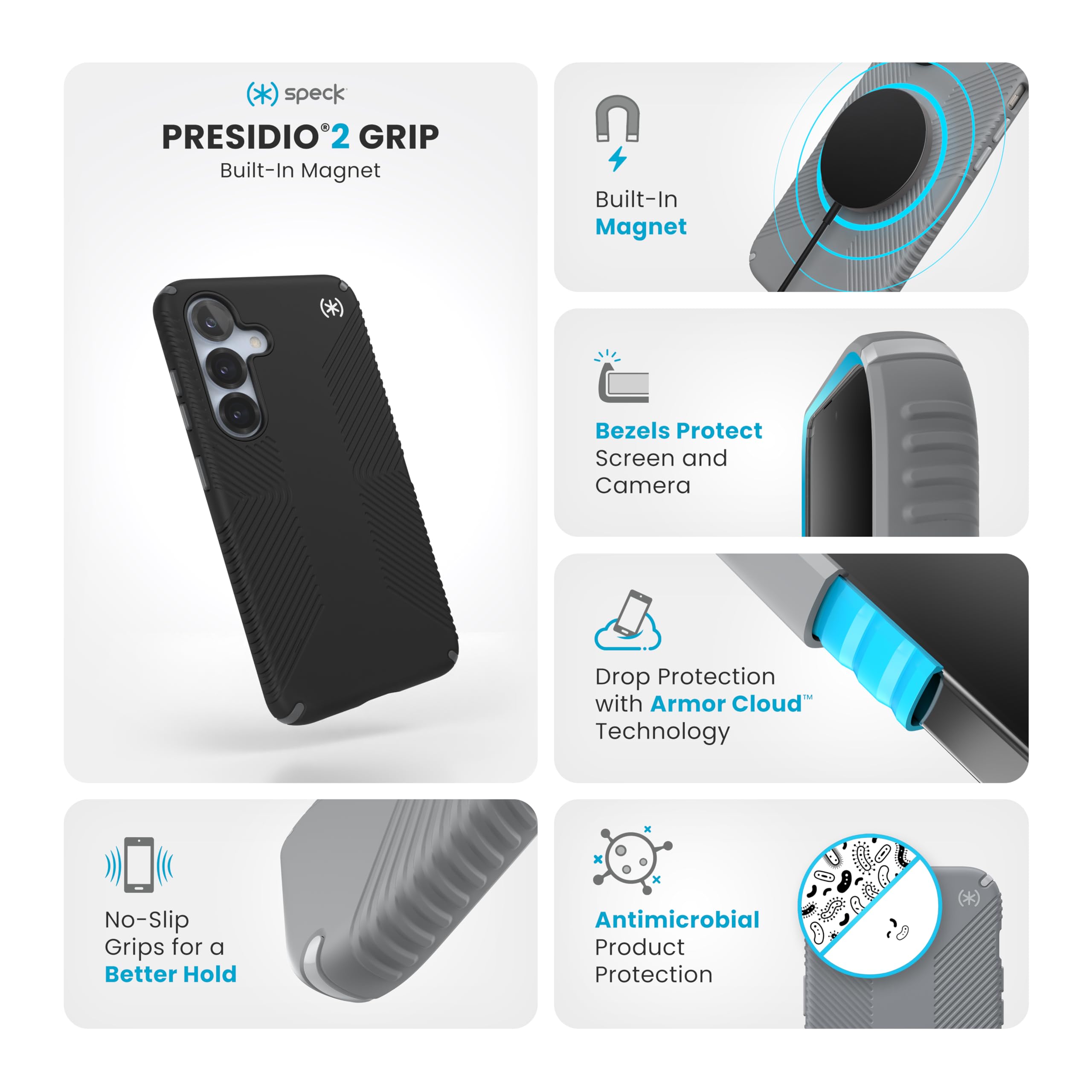 Foto 3 pulgar | Funda Speck Magnet Para Samsung Galaxy S25, Protección Contra Caídas De 4 M - Venta Internacional.