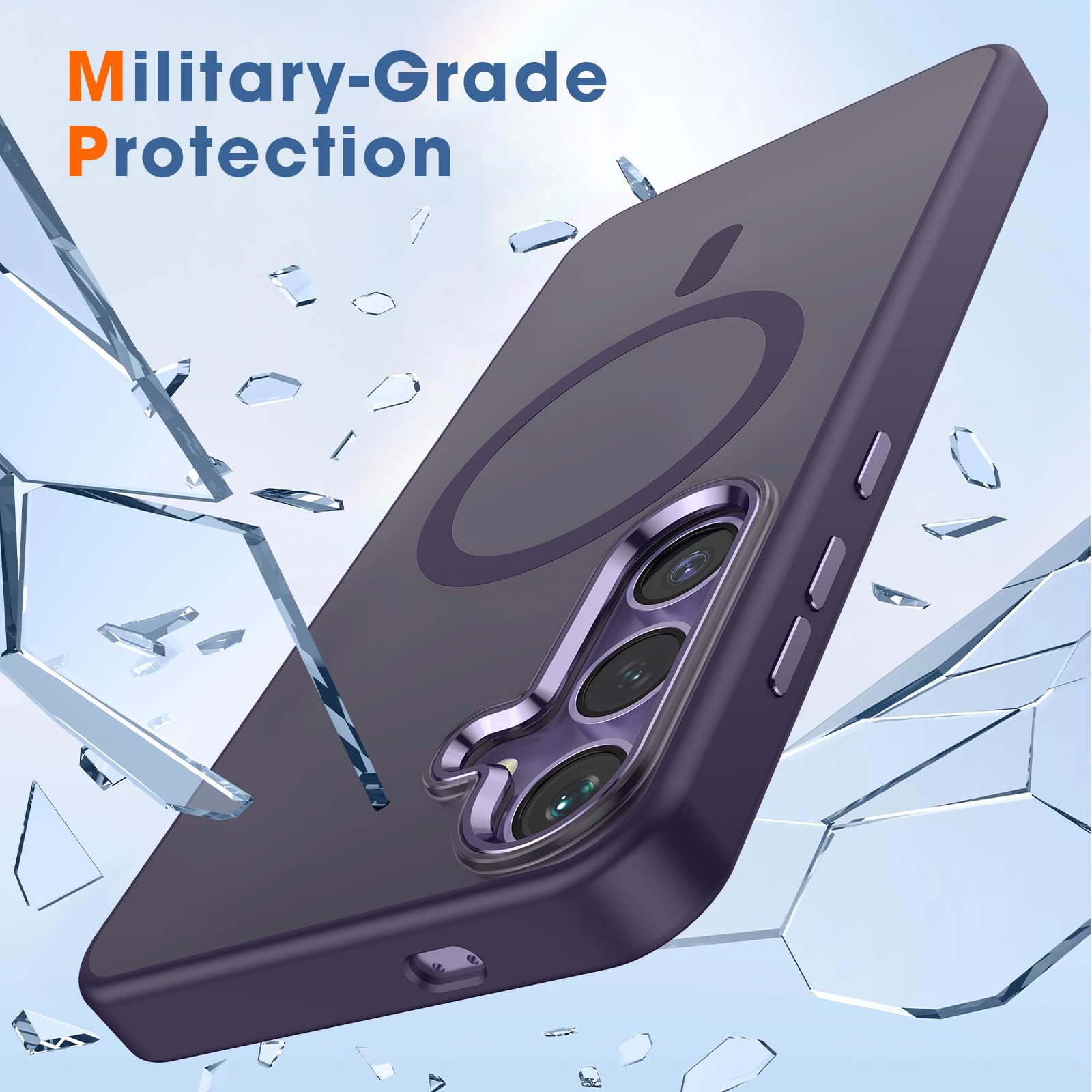Foto 8 pulgar | Funda Magnética Milprox Para Samsung Galaxy S25 Plus Titanium - Venta Internacional.