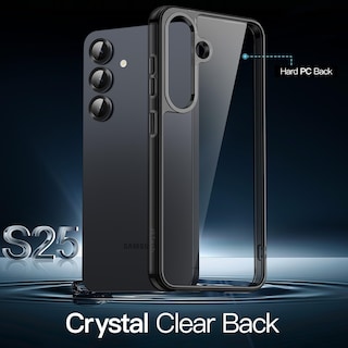 Foto 3 | Funda Jetech Para Samsung Galaxy S25 5g A Prueba De Golpes Negra - Venta Internacional.