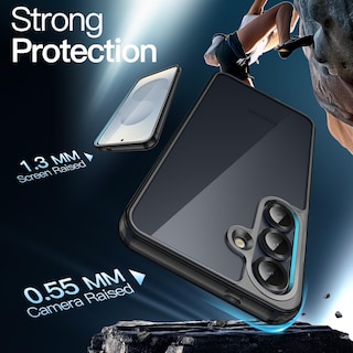 Foto 4 | Funda Jetech Para Samsung Galaxy S25 5g A Prueba De Golpes Negra - Venta Internacional.