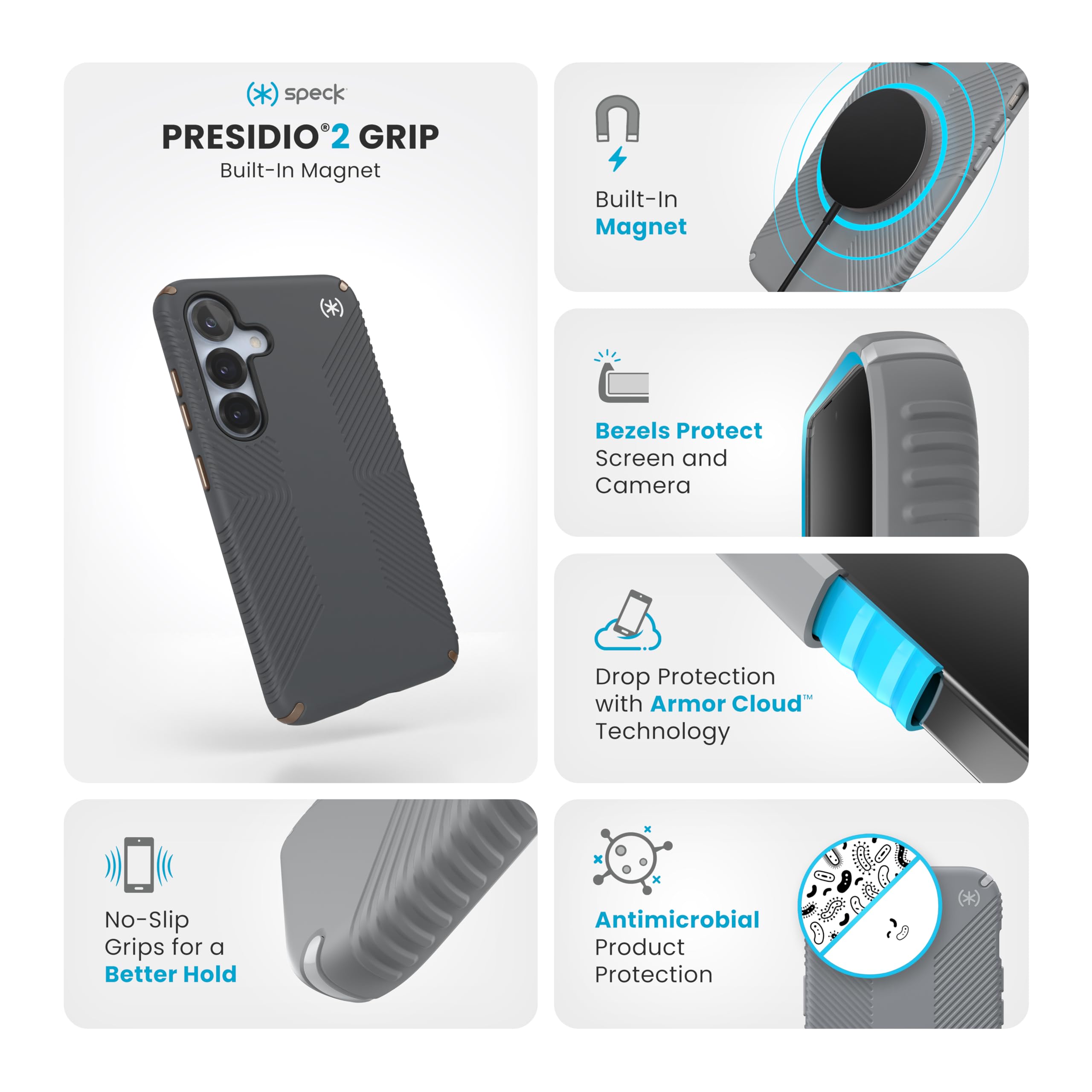 Foto 3 pulgar | Funda Speck Magnet Para Samsung Galaxy S25, Protección Contra Caídas De 4 M - Venta Internacional.