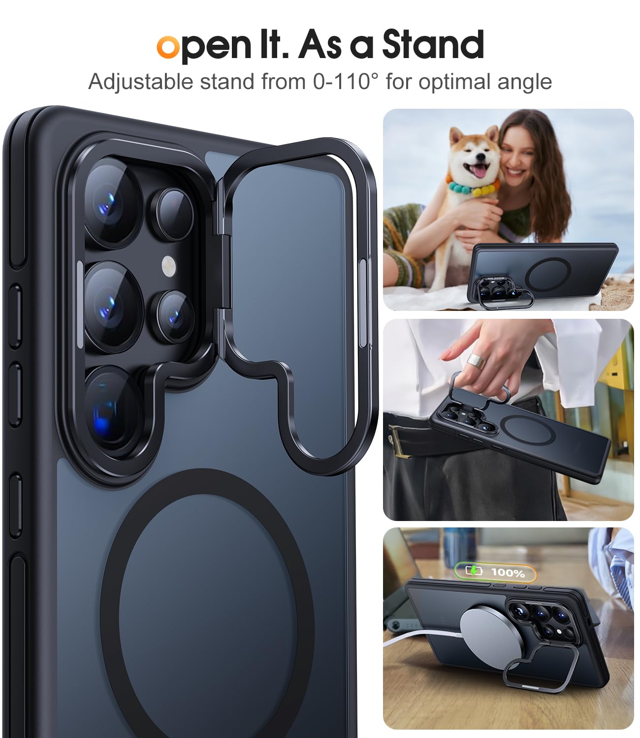 Foto 5 pulgar | Funda De Teléfono Jame Para Samsung Galaxy S25 Ultra Con Magsafe Black - Venta Internacional.