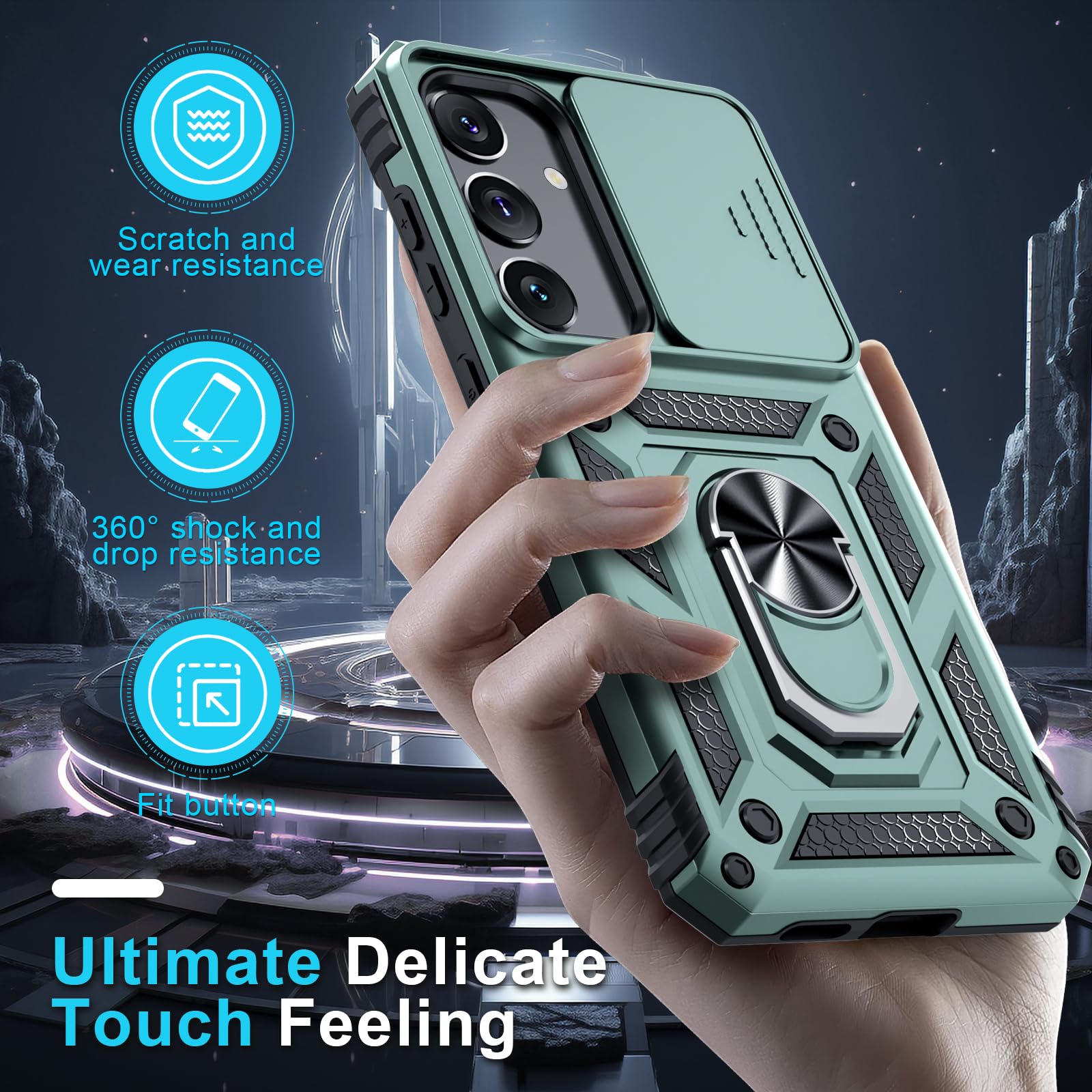 Foto 8 pulgar | Funda De Teléfono Compatible Con Janmitta Para Samsung Galaxy S25/s24 Plus - Venta Internacional.