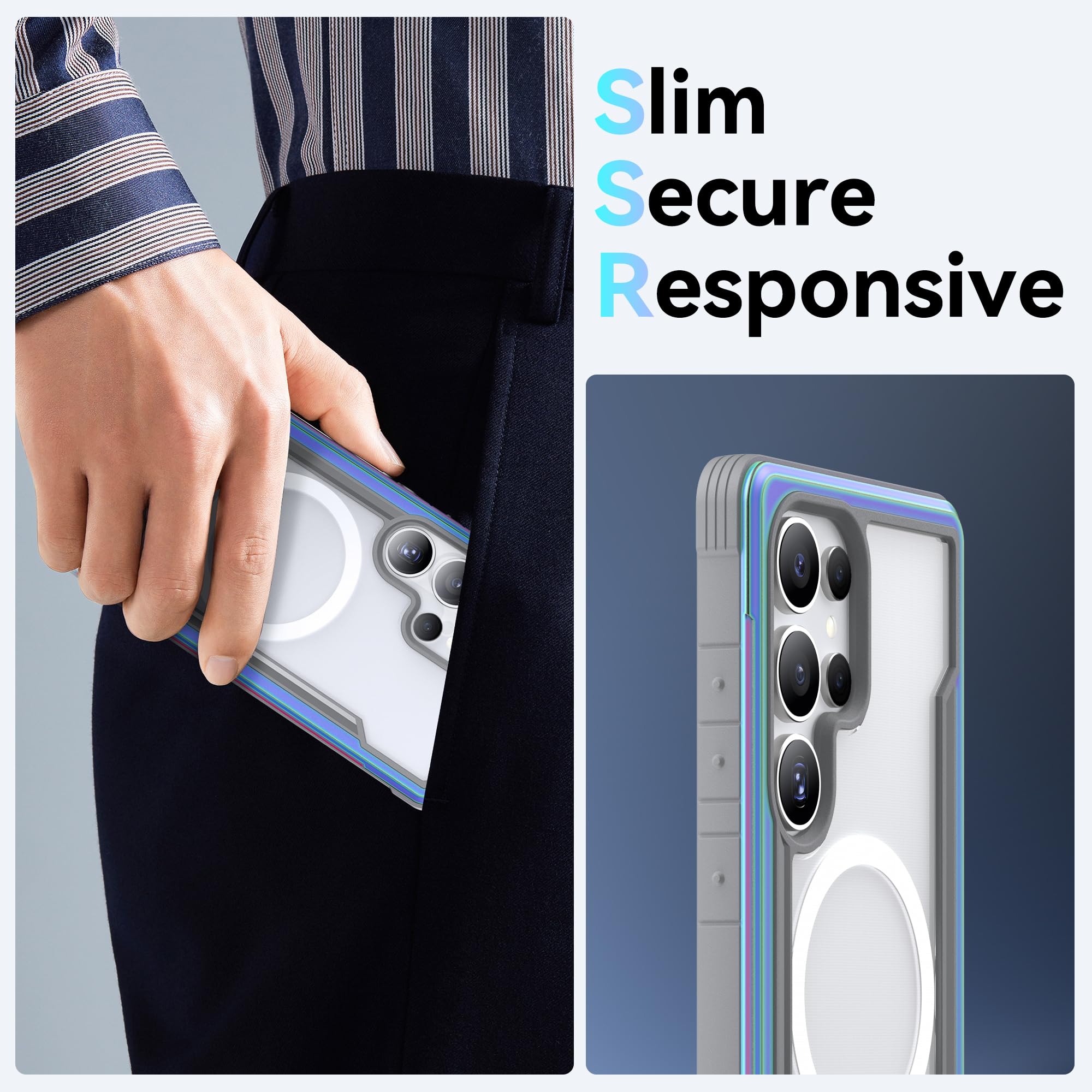 Foto 5 | Funda Magnética Raptic Shield Para Samsung Galaxy S25 Ultra - Venta Internacional.