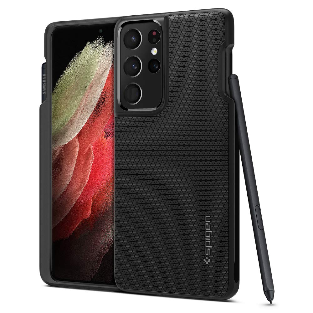 Foto 1 | Funda Spigen Liquid Air P Para El Galaxy S21 Ultra 5g, Color Negro Mate - Venta Internacional.