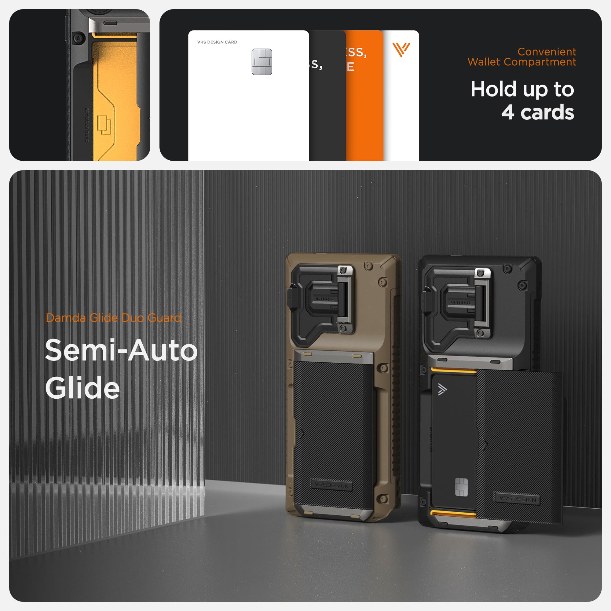 Foto 3 pulgar | Funda Vrs Design Damda Glide Duoguard Para Samsung Galaxy S25 Ultra - Venta Internacional.