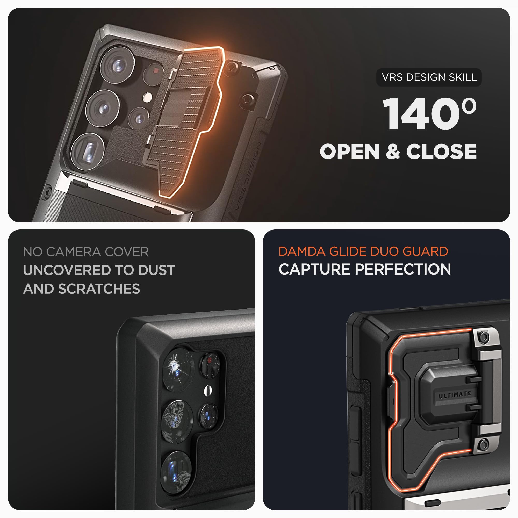 Foto 8 pulgar | Funda Vrs Design Damda Glide Duoguard Para Samsung Galaxy S25 Ultra - Venta Internacional.