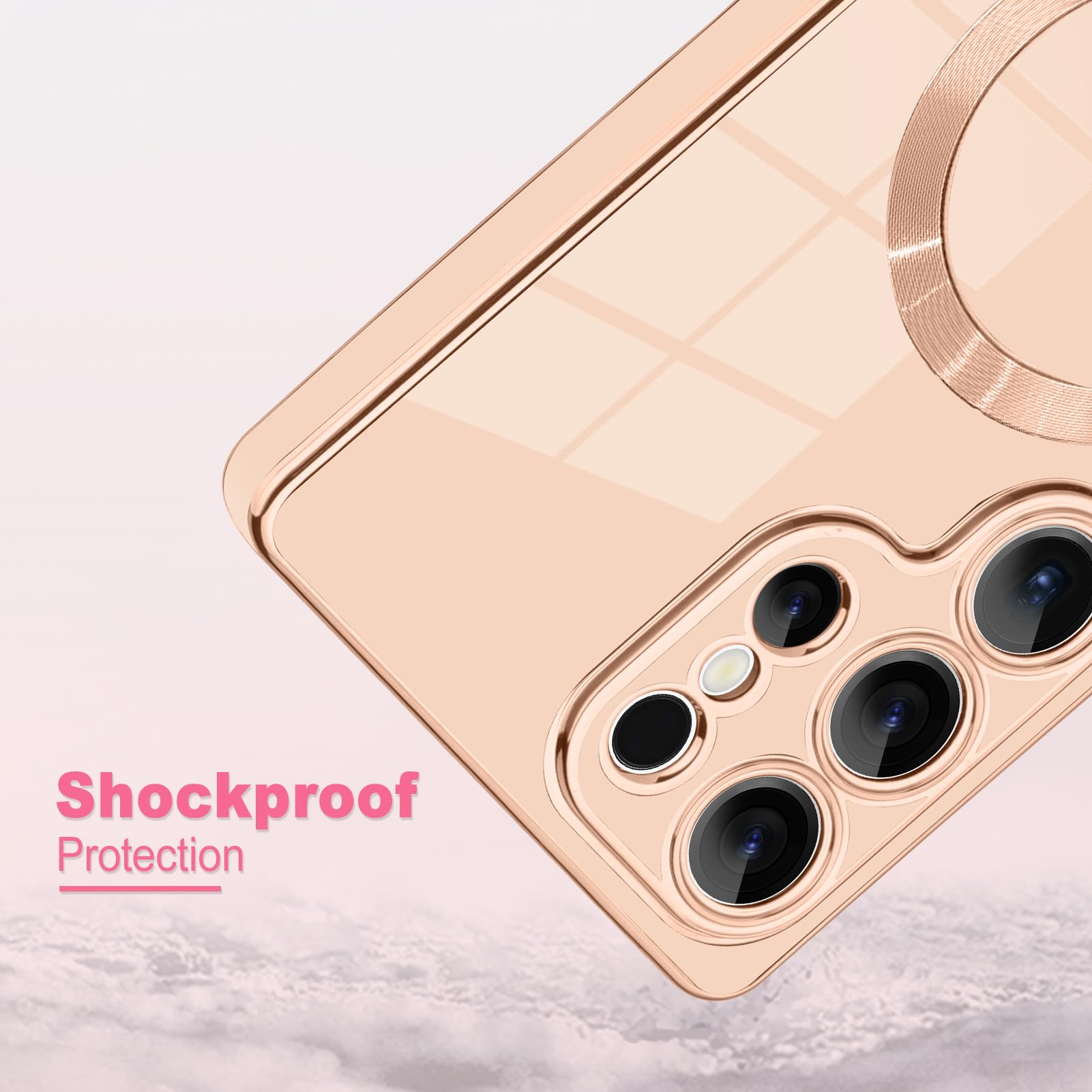 Foto 5 | Funda Magnética Aigomara Para Samsung Galaxy S25 Ultra Pink - Venta Internacional.