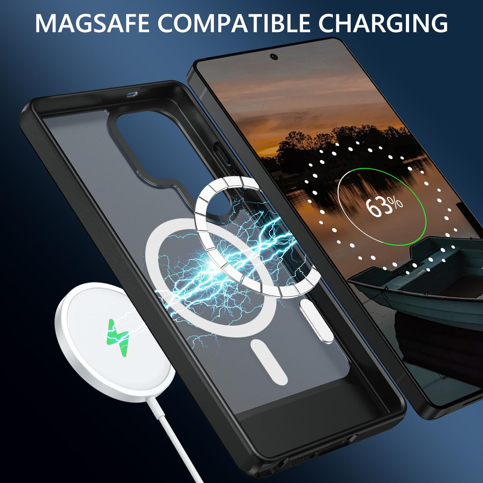 Foto 6 pulgar | Funda Guagua Para Samsung Galaxy S25 Ultra Con Soporte Negra - Venta Internacional.