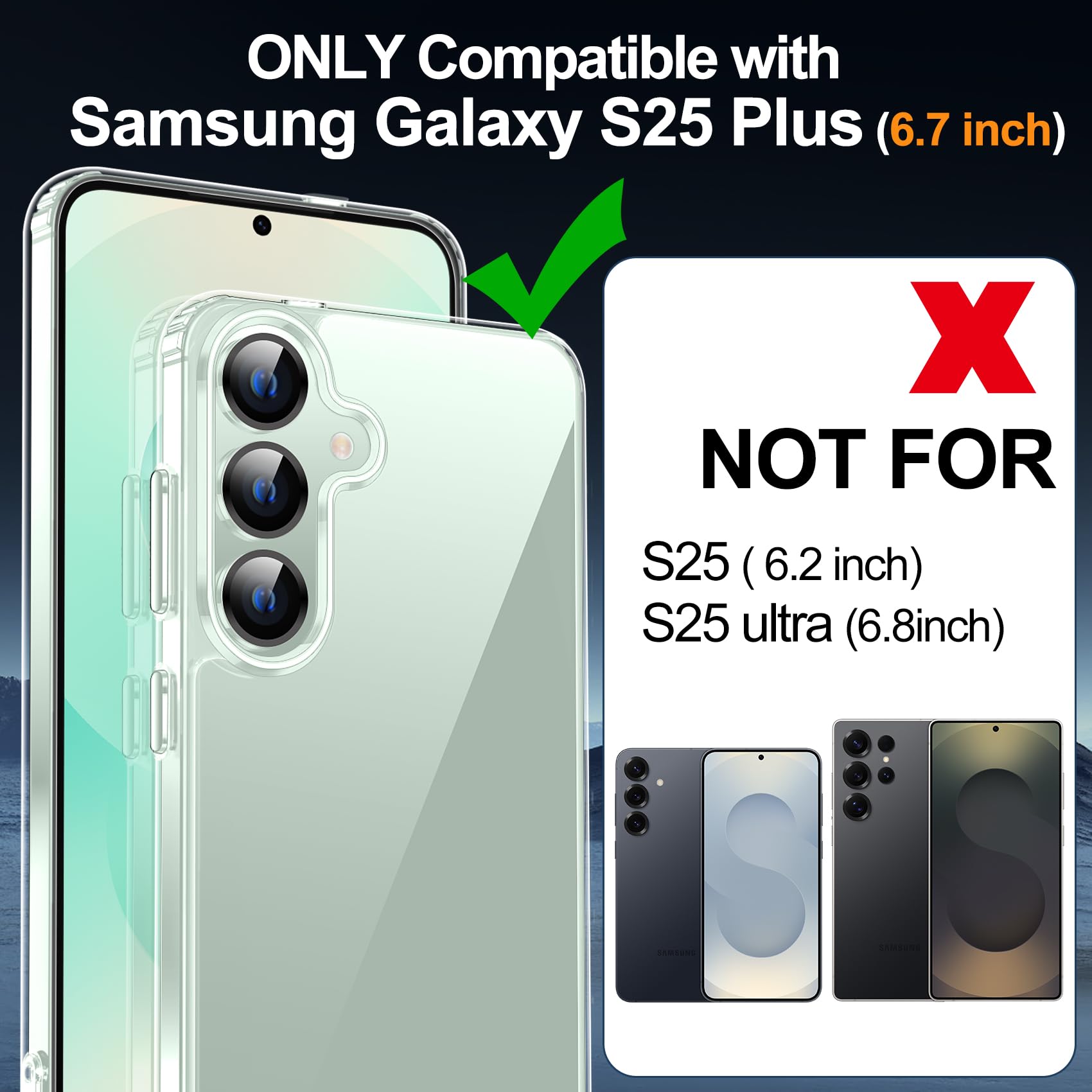 Foto 3 pulgar | Funda De Teléfono Mozoter Diseñada Para Samsung Galaxy S25 Plus - Venta Internacional.