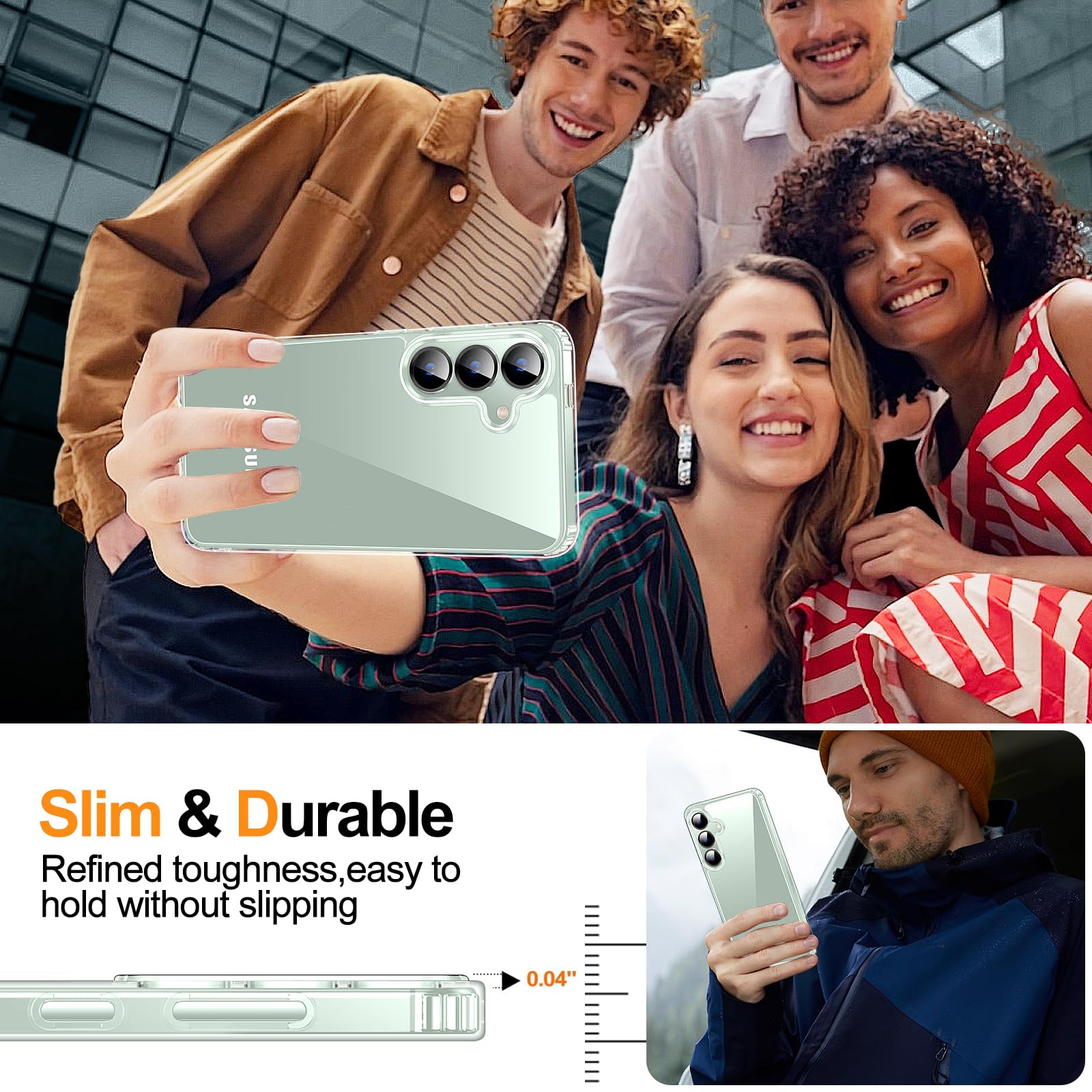 Foto 5 | Funda De Teléfono Mozoter Diseñada Para Samsung Galaxy S25 Plus - Venta Internacional.