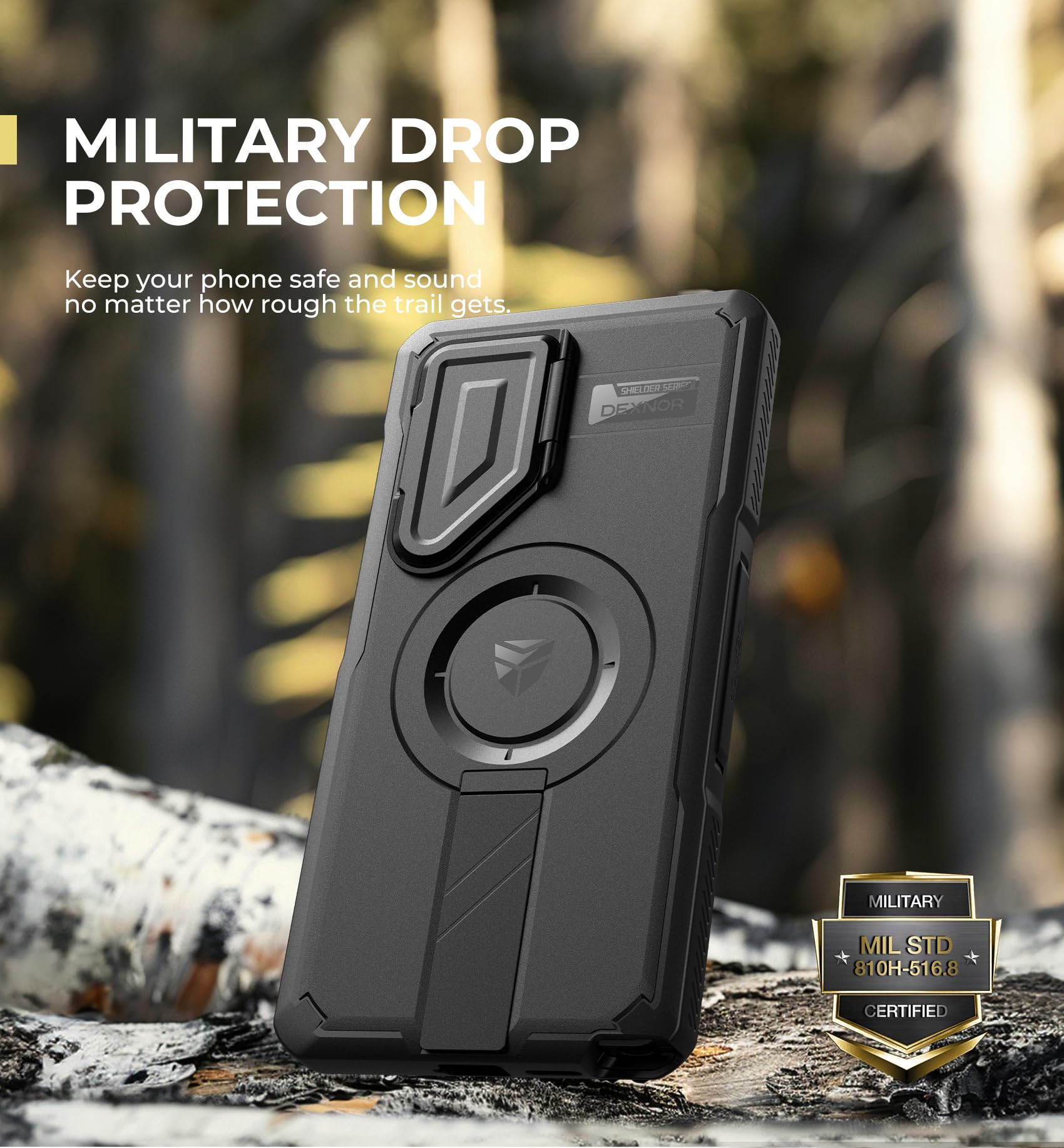 Foto 7 pulgar | Funda Dexnor Para Samsung Galaxy S25 Ultra Con Funda De Cámara Negra - Venta Internacional.