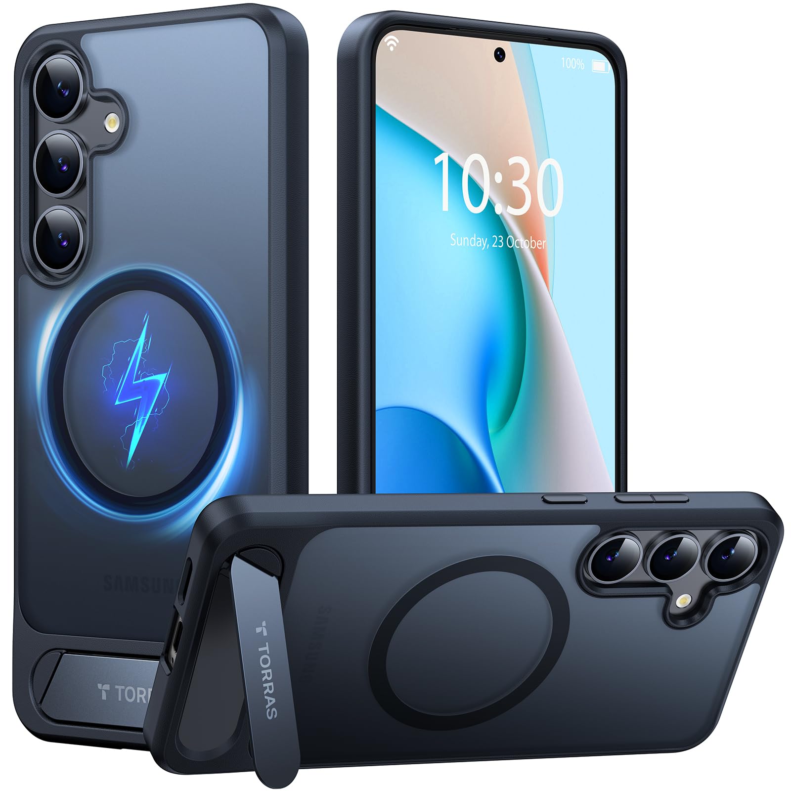 Funda De Teléfono Torras Con Soporte Magnético Para Samsung Galaxy S25 - Venta Internacional.