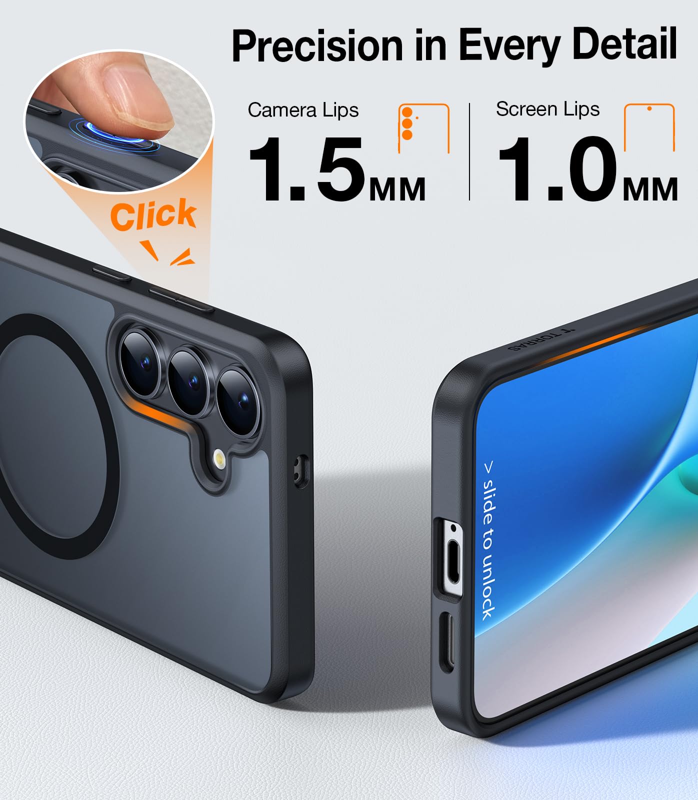 Foto 7 pulgar | Funda De Teléfono Torras Con Soporte Magnético Para Samsung Galaxy S25 - Venta Internacional.