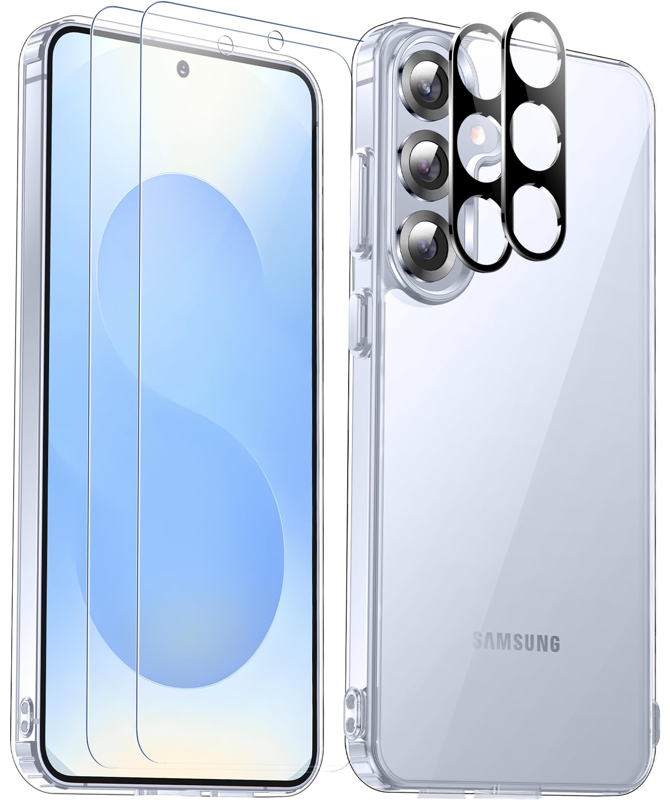 Funda De Teléfono Spidercase Para Samsung Galaxy S25 Plus Clear - Venta Internacional.