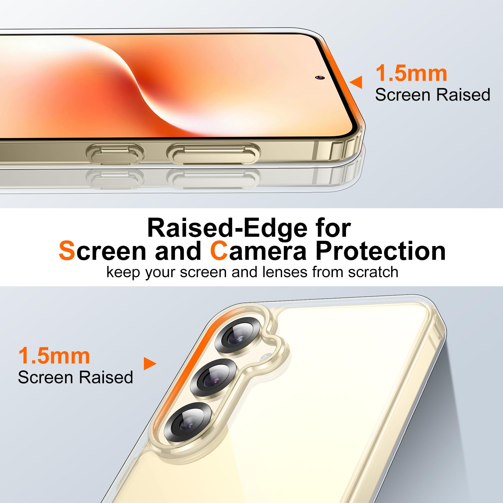 Foto 5 pulgar | Funda De Teléfono Spidercase Para Samsung Galaxy S25 Plus Clear - Venta Internacional.