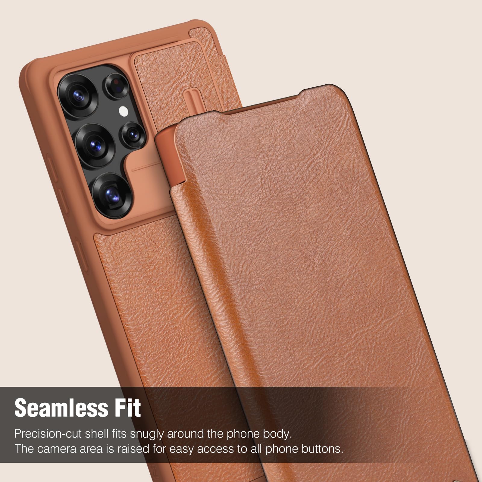 Foto 7 pulgar | Funda De Teléfono Nillkin Wallet Con Funda De Cámara Para Samsung S25 Ultra - Venta Internacional.