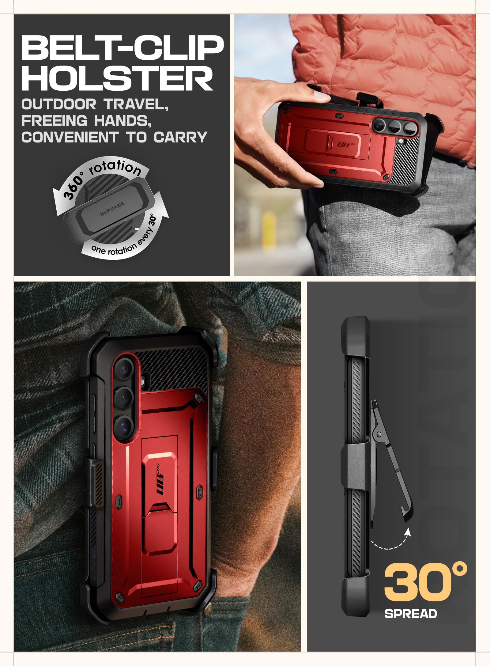 Foto 7 pulgar | Funda De Teléfono Supcase Unicorn Beetle Pro Para Samsung Galaxy S25 - Venta Internacional.