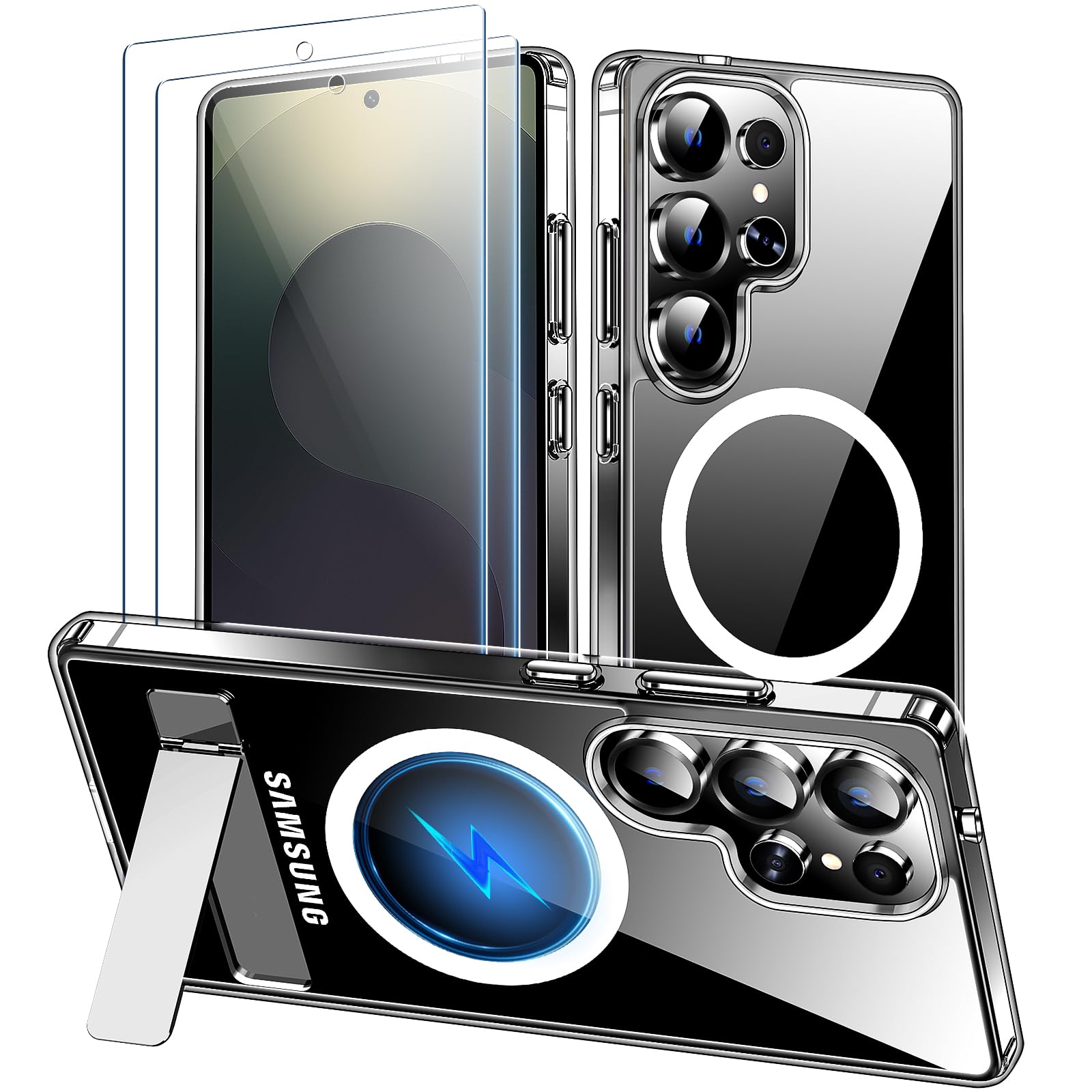 Funda De Teléfono Xiwxi Para Samsung Galaxy S25 Ultra Con Soporte - Venta Internacional.