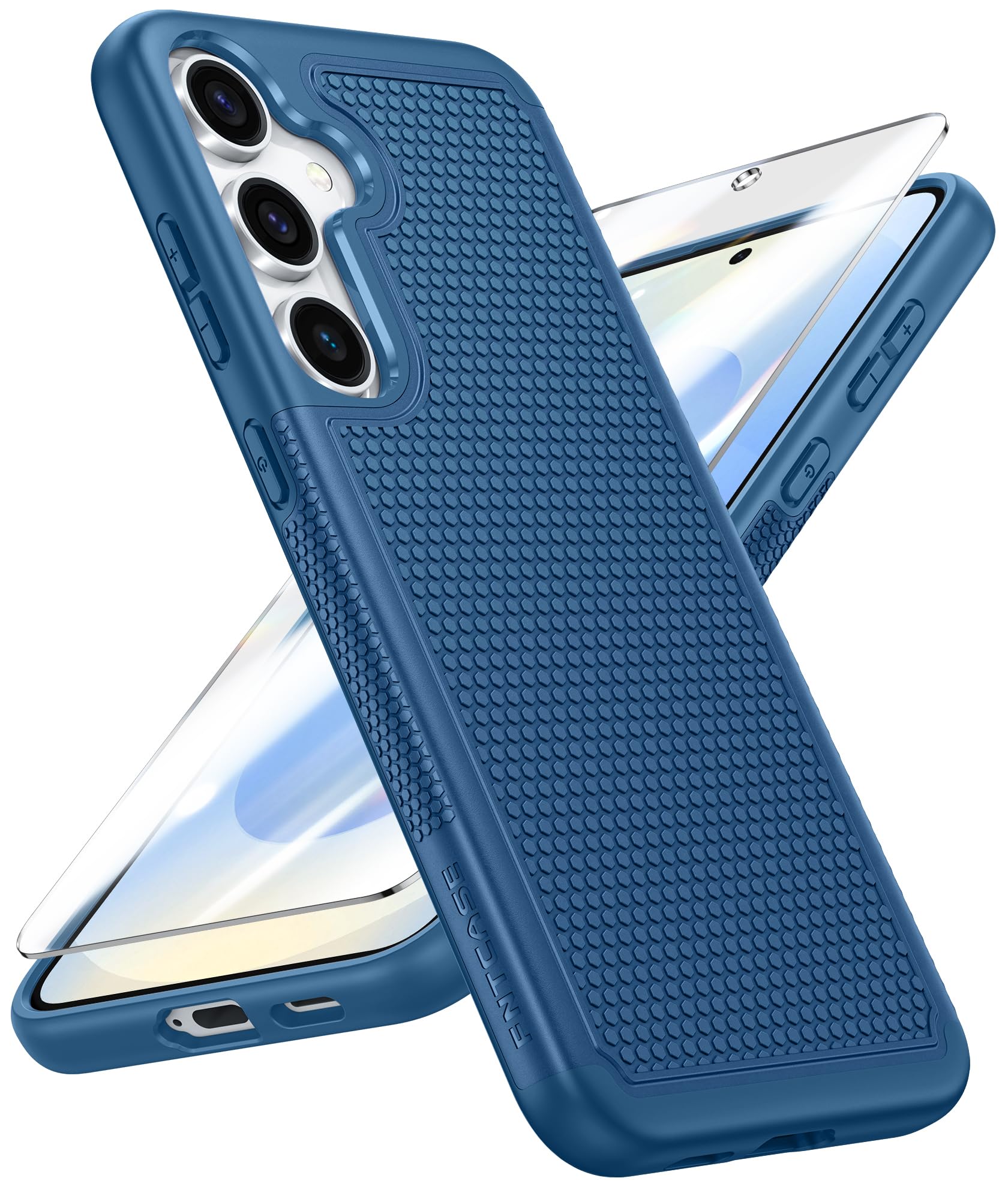 Funda De Teléfono Fntcase Para Samsung Galaxy S25-plus A Prueba De Golpes, Azul - Venta Internacional.