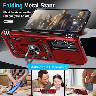Foto 2 | Funda Para Teléfono Janmitta Compatible Con Samsung Galaxy S25/s24, Color Rojo - Venta Internacional.