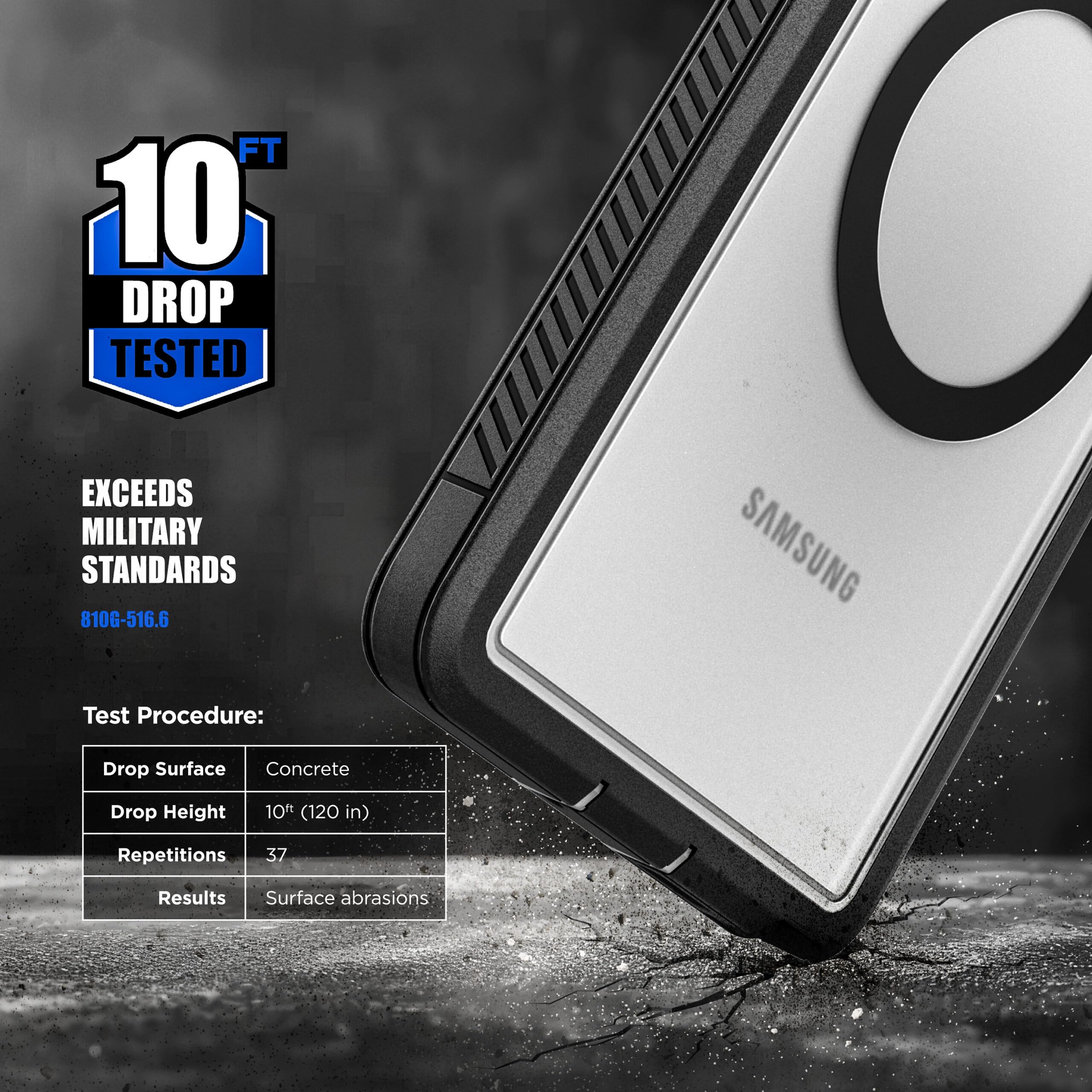 Foto 7 pulgar | Funda De Teléfono Voyager Encapsulada Para Samsung Galaxy S25 Plus Con Clip - Venta Internacional.