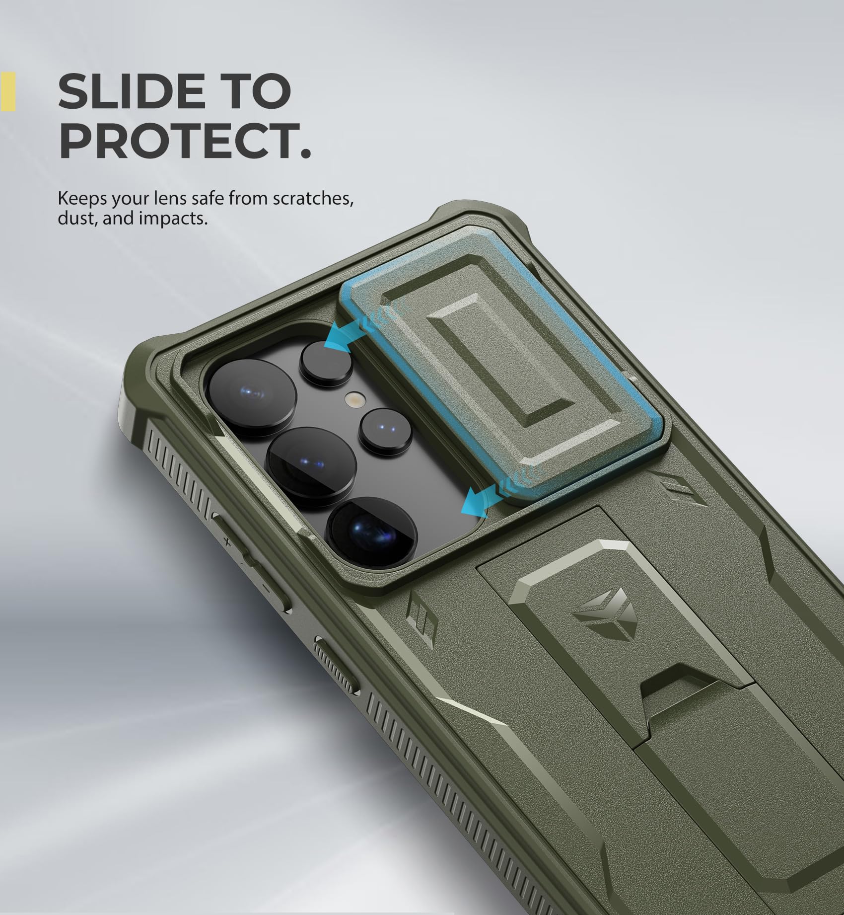 Foto 4 pulgar | Funda Dexnor Para Samsung Galaxy S25 Ultra Con Cámara Deslizante - Venta Internacional.
