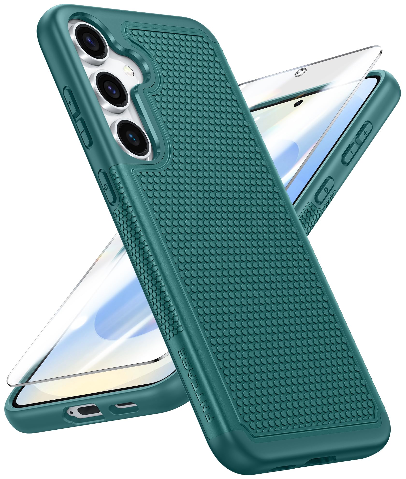 Foto 2 pulgar | Funda De Teléfono Fntcase Para Samsung Galaxy S25-plus A Prueba De Golpes, Verde - Venta Internacional.