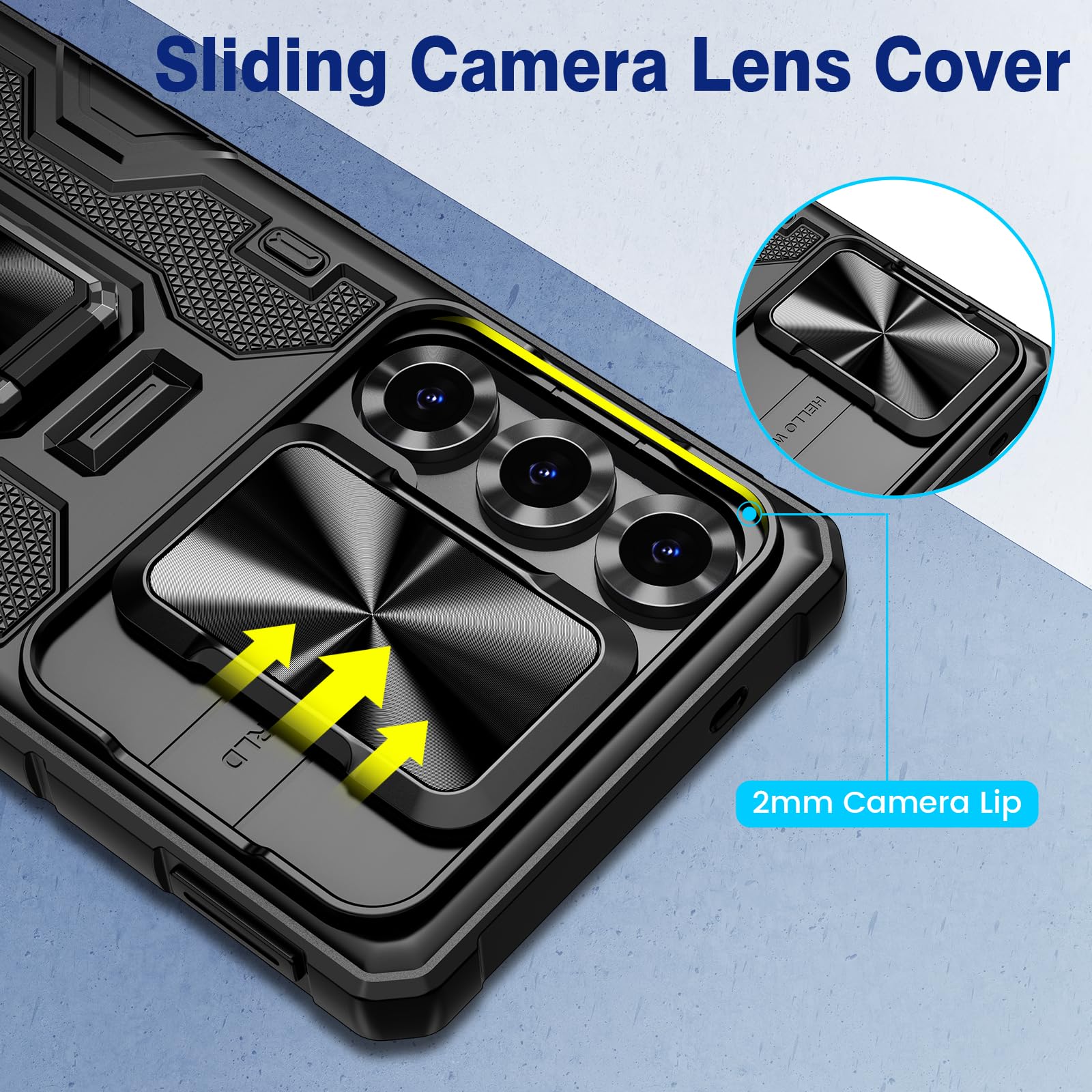 Foto 5 pulgar | Funda Vego Para Samsung Galaxy S25 Ultra Con Cámara Deslizante - Venta Internacional.