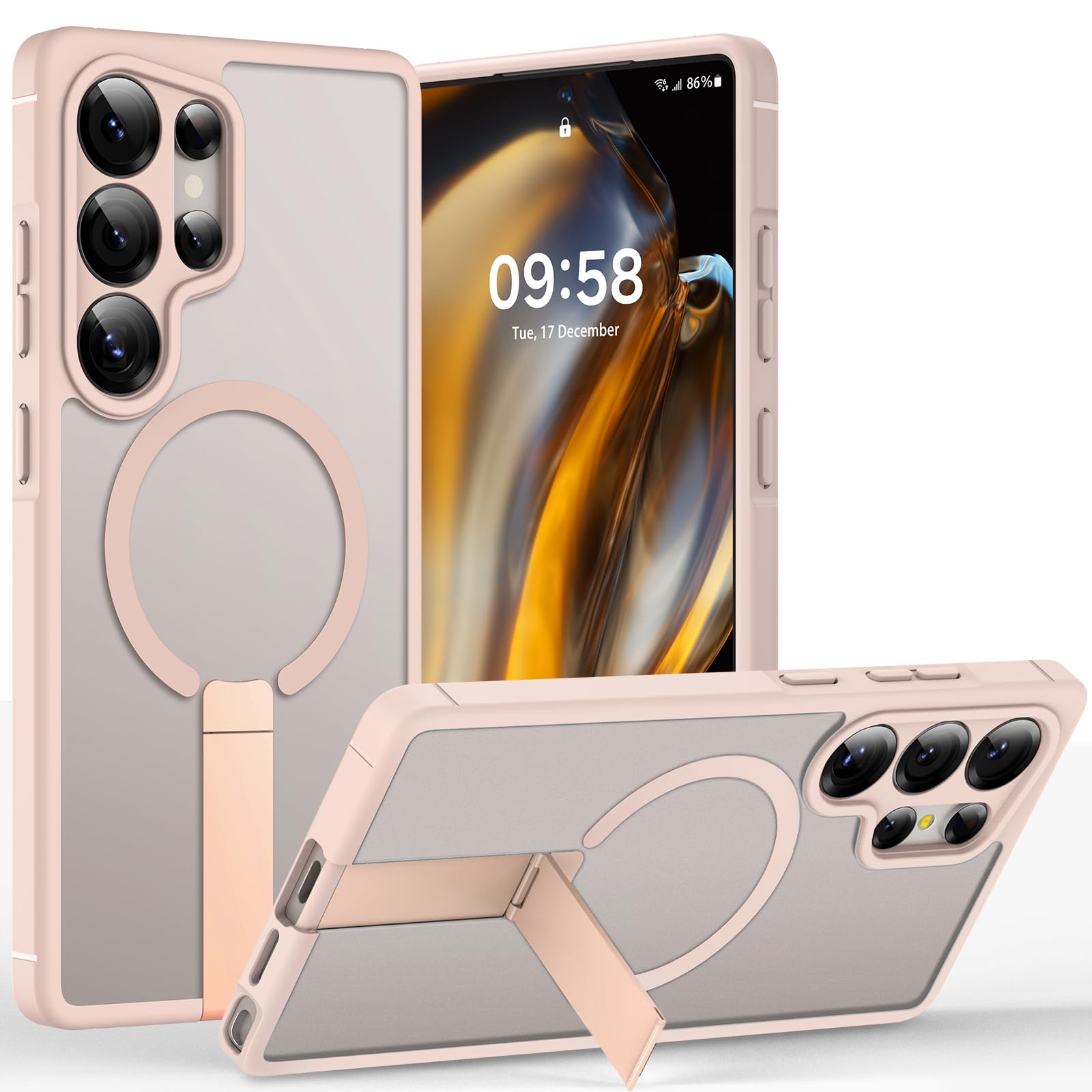 Funda De Teléfono Tocol Magnetic Para Samsung Galaxy S25 Ultra Gold - Venta Internacional.