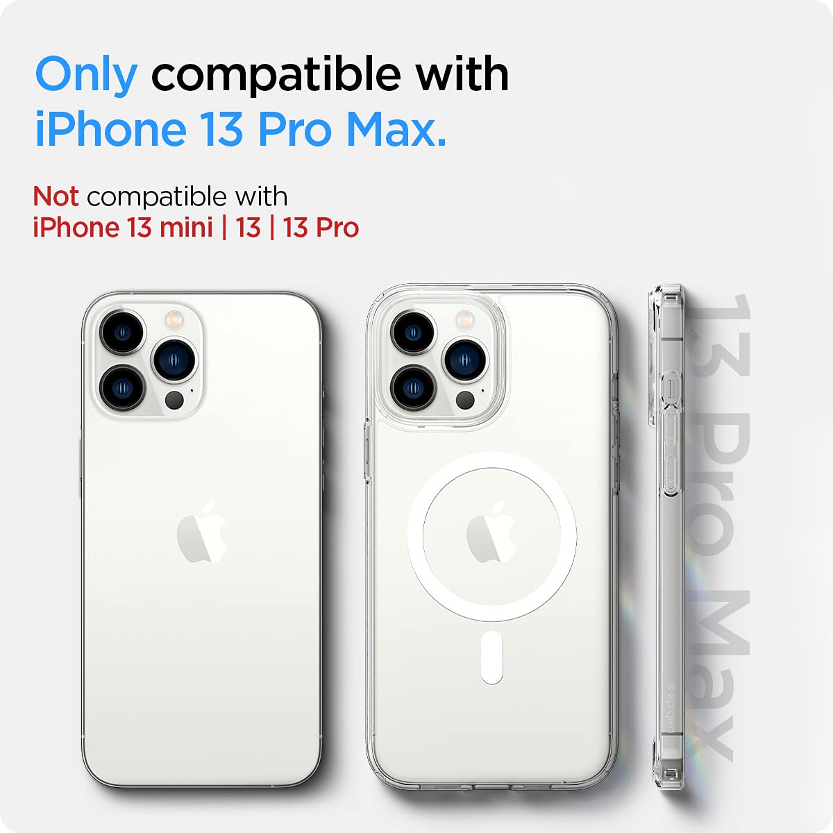 Foto 3 pulgar | Funda De Teléfono Spigen Ultra Hybrid Magfit Para Iphone 13 Pro Max - Venta Internacional.