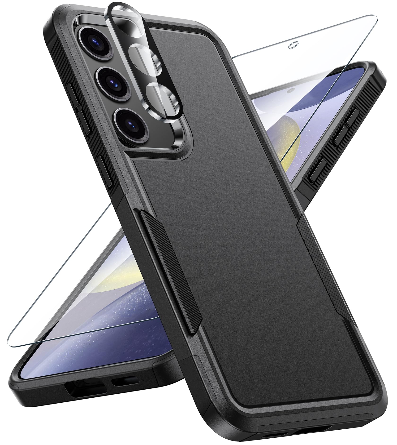 Foto 1 | Funda De Teléfono Fntcase Para Samsung Galaxy S25-plus A Prueba De Golpes, Negra - Venta Internacional.