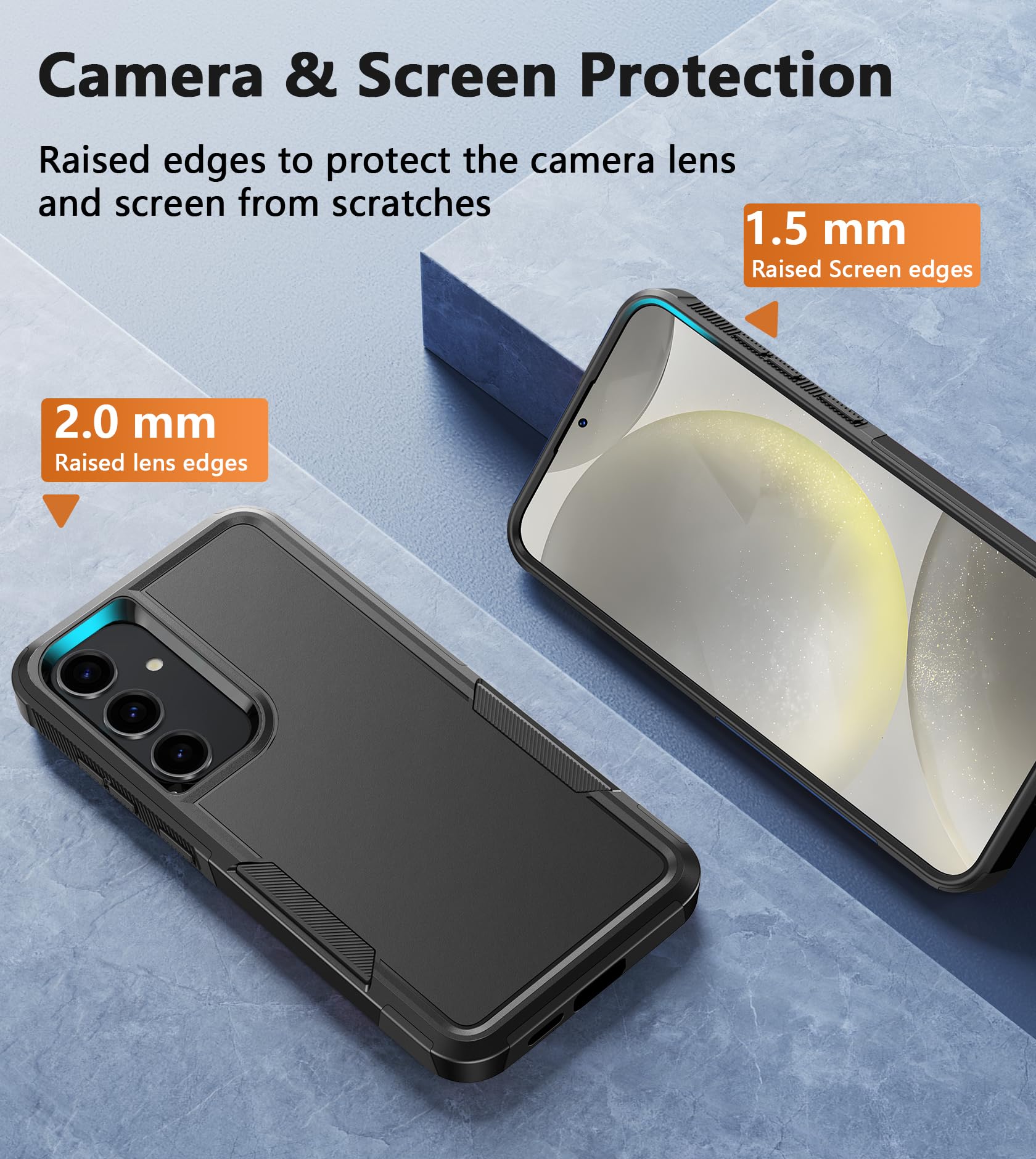 Foto 6 pulgar | Funda De Teléfono Fntcase Para Samsung Galaxy S25-plus A Prueba De Golpes, Negra - Venta Internacional.