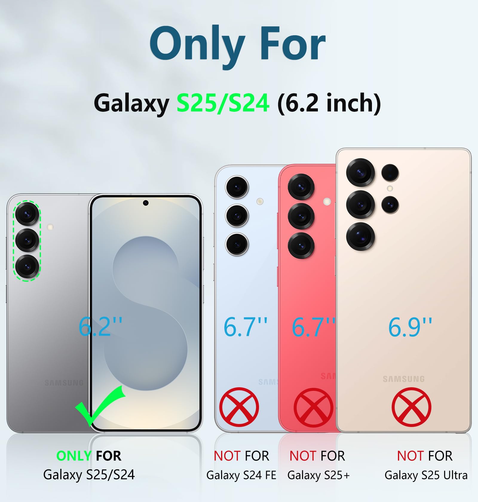 Foto 3 pulgar | Funda De Teléfono Fntcase Para Samsung Galaxy S25/s24 Con Soporte - Venta Internacional.