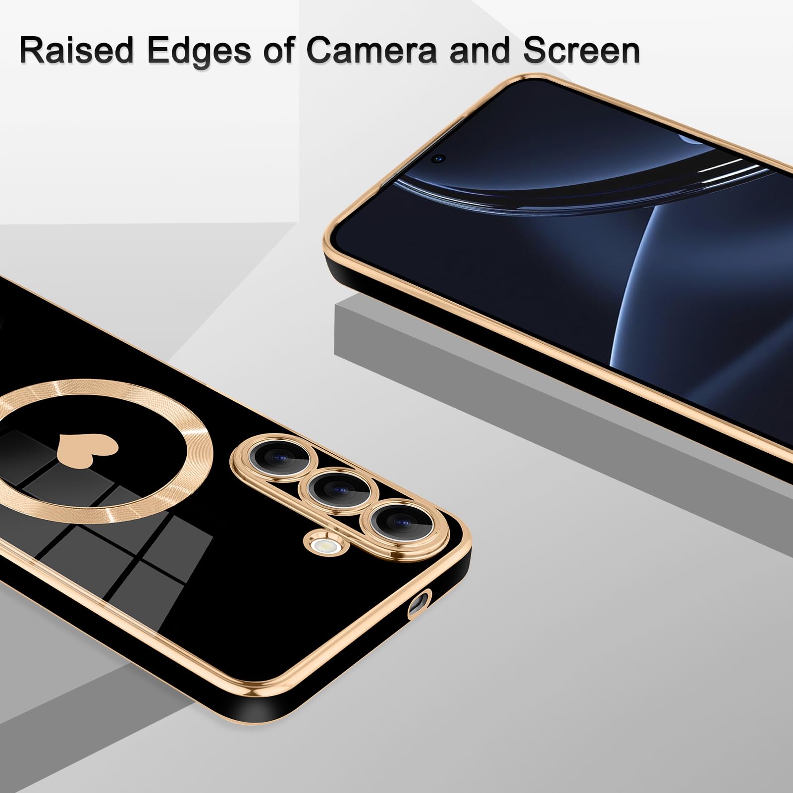 Foto 3 | Funda Magnética Aigomara Para Samsung Galaxy S25 Negra - Venta Internacional.