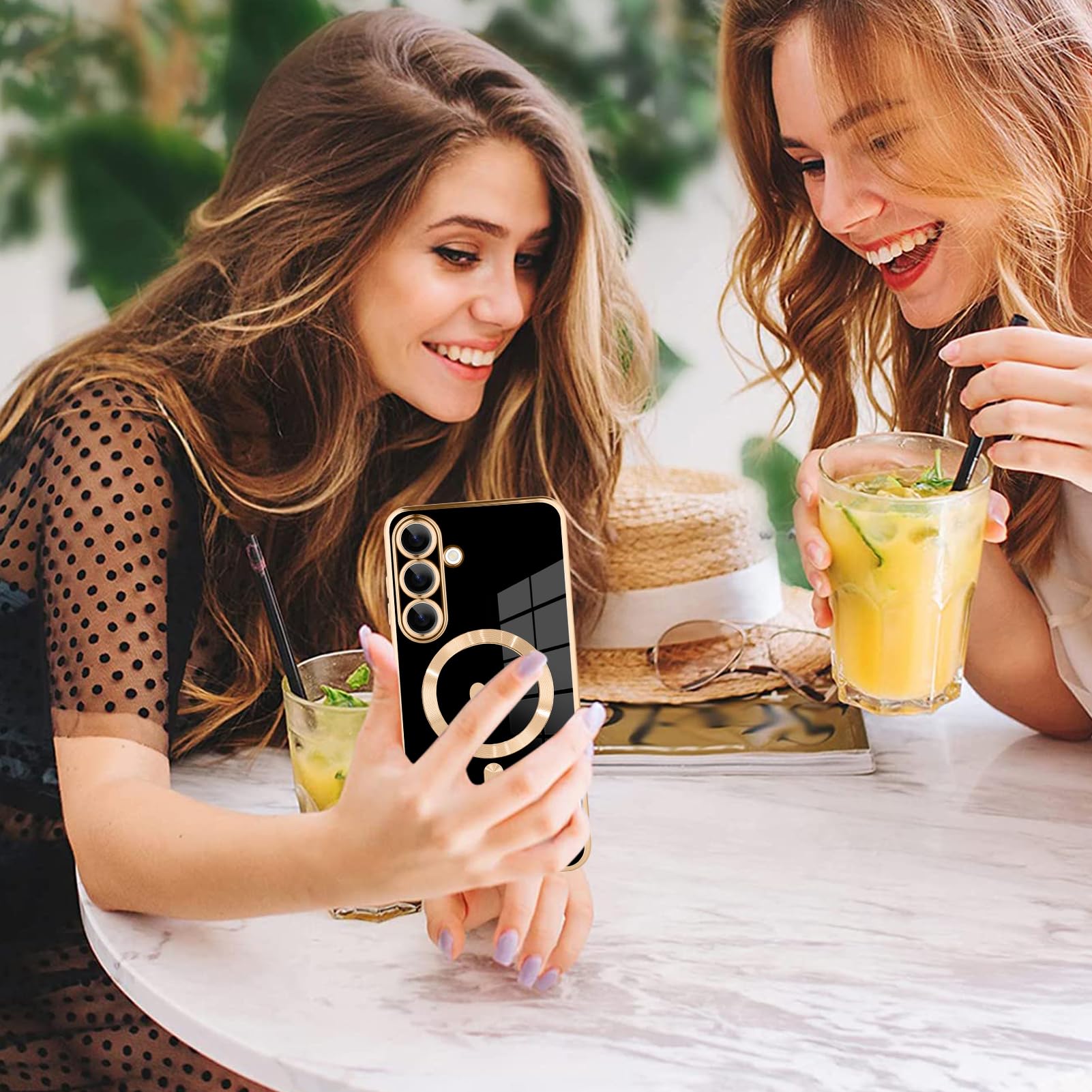 Foto 7 pulgar | Funda Magnética Aigomara Para Samsung Galaxy S25 Negra - Venta Internacional.