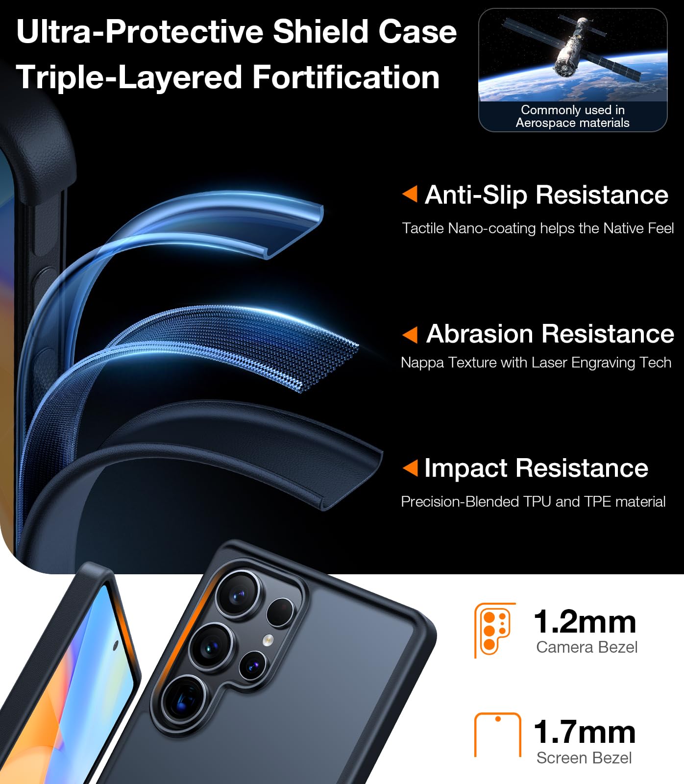 Foto 4 pulgar | Funda De Teléfono Torras Shockproof Guardian Para Samsung Galaxy S25 Ultra - Venta Internacional.
