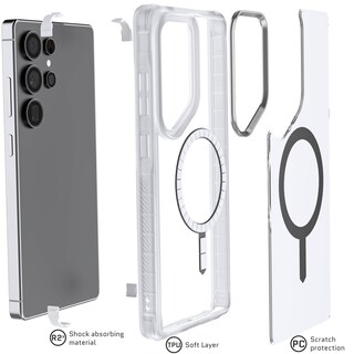 Foto 5 | Funda De Teléfono Ghostek Covert S25 Ultra Clear Para Samsung Galaxy S25 Ultra - Venta Internacional.