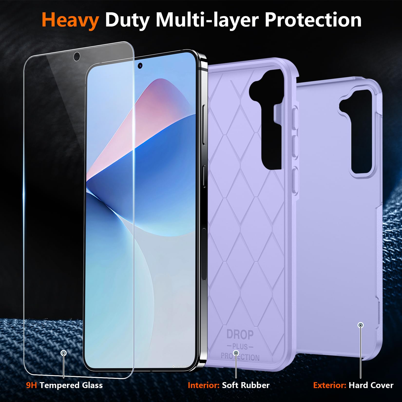 Foto 5 pulgar | Funda De Teléfono Spidercase Para Samsung Galaxy S25 Plus Con Protectores - Venta Internacional.
