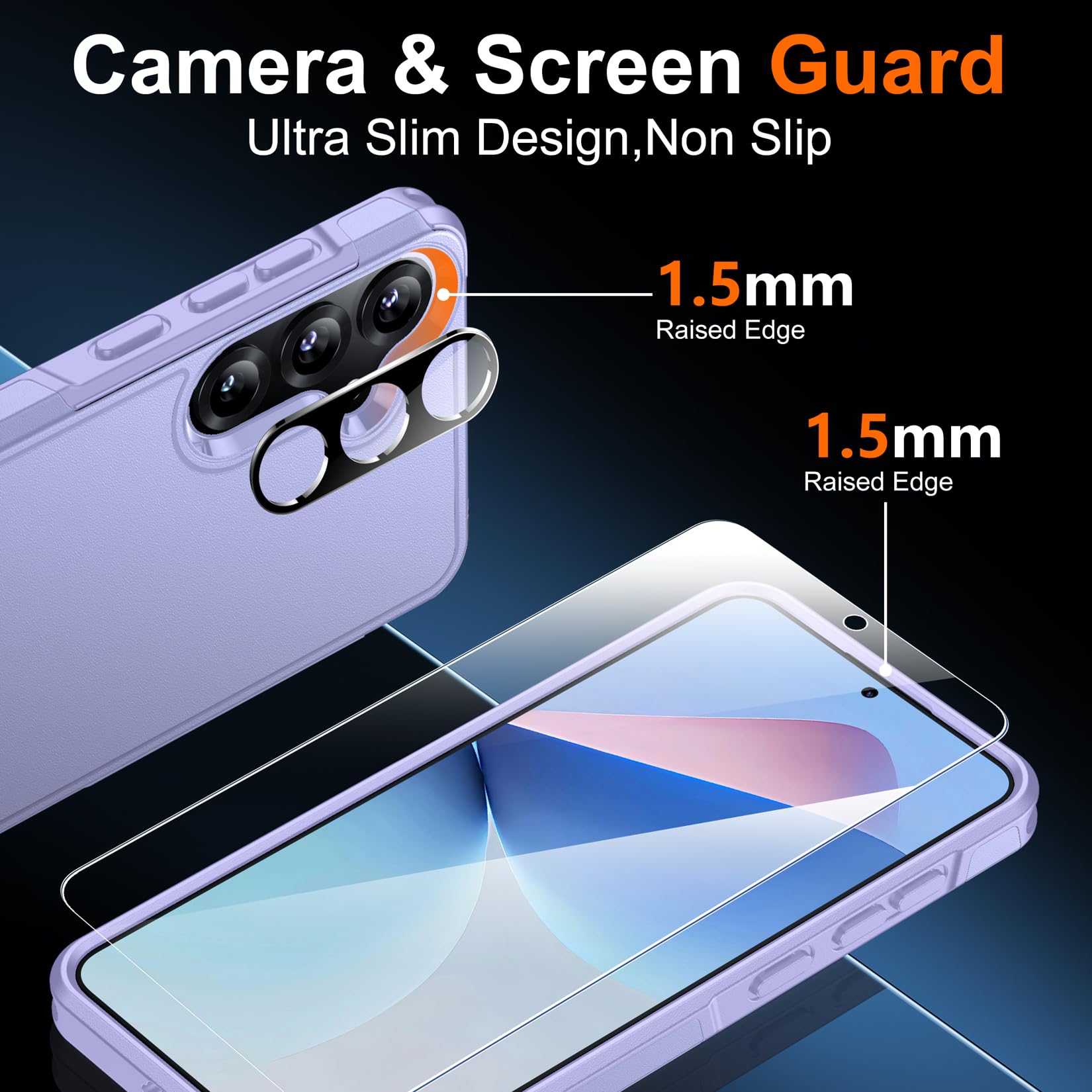 Foto 6 pulgar | Funda De Teléfono Spidercase Para Samsung Galaxy S25 Plus Con Protectores - Venta Internacional.