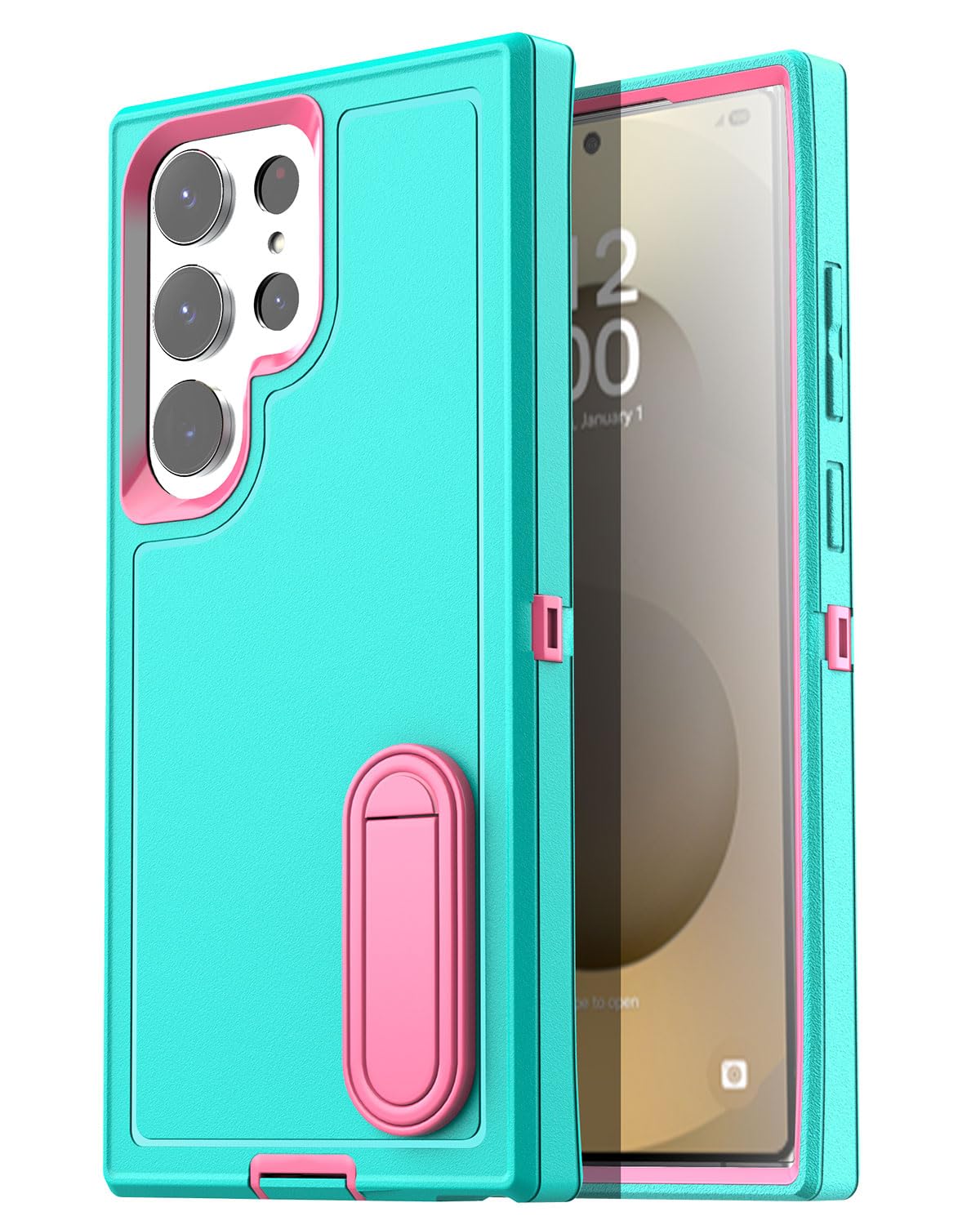 Foto 2 pulgar | Funda Aicase Para Samsung Galaxy S25 Ultra Con Soporte De 6.9 Pulgadas - Venta Internacional.