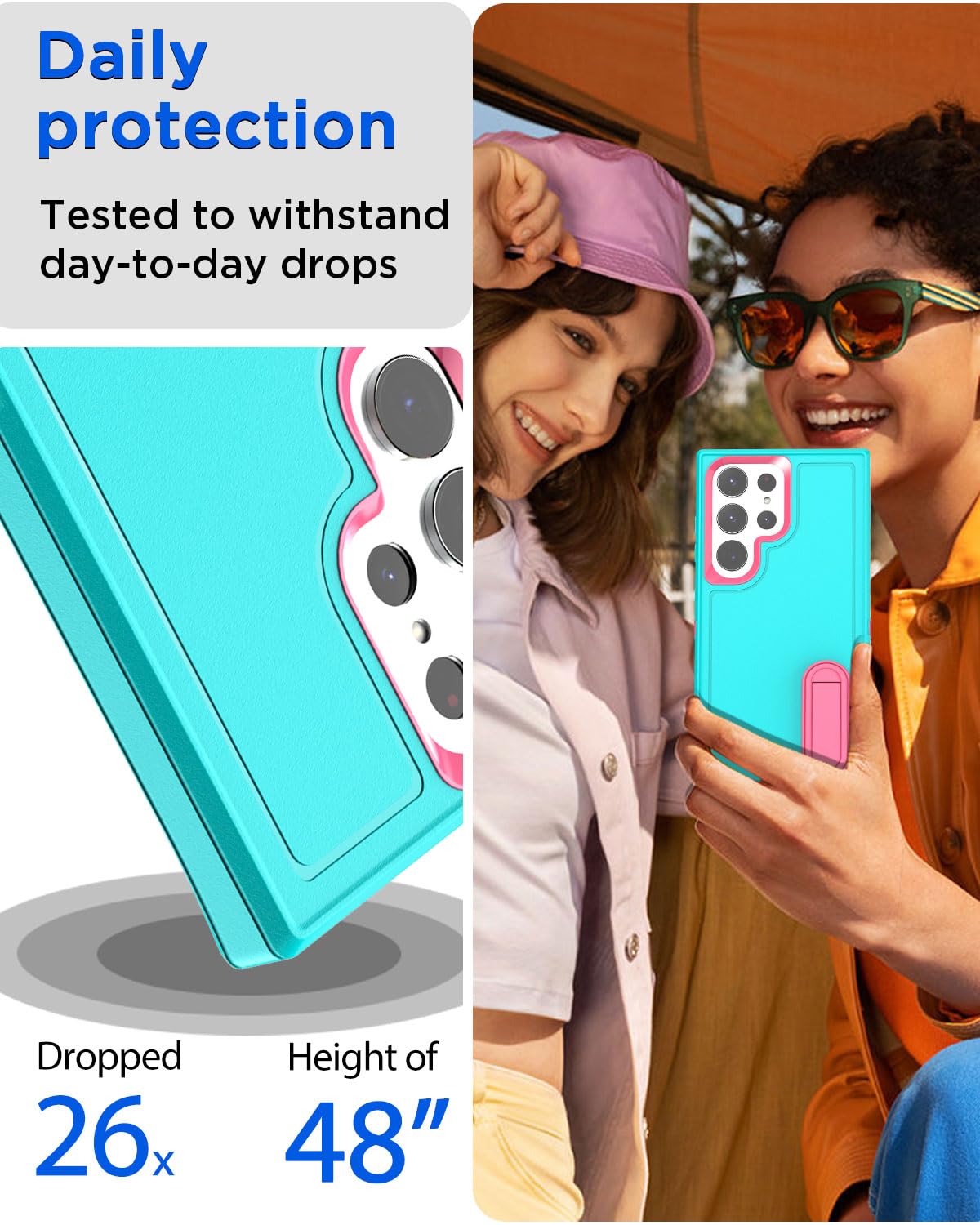 Foto 5 pulgar | Funda Aicase Para Samsung Galaxy S25 Ultra Con Soporte De 6.9 Pulgadas - Venta Internacional.