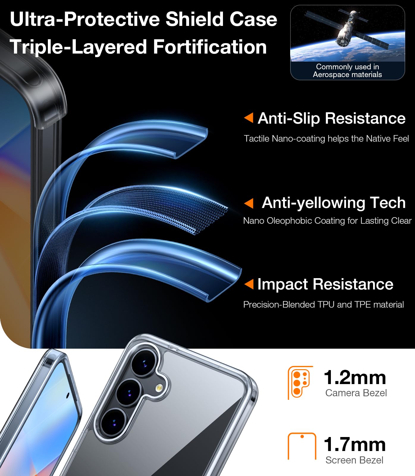 Foto 3 | Funda De Teléfono Torras Guardian A Prueba De Golpes Para Samsung S25 Plus - Venta Internacional.
