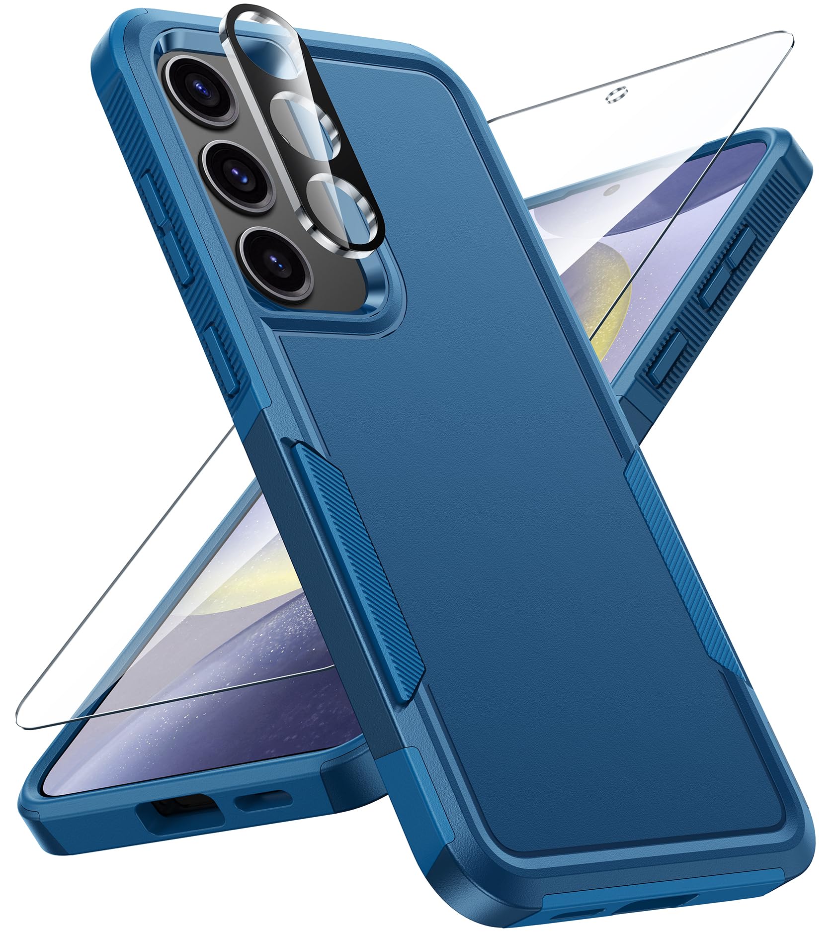 Funda De Teléfono Fntcase Para Samsung Galaxy S25-plus A Prueba De Golpes, Azul - Venta Internacional.