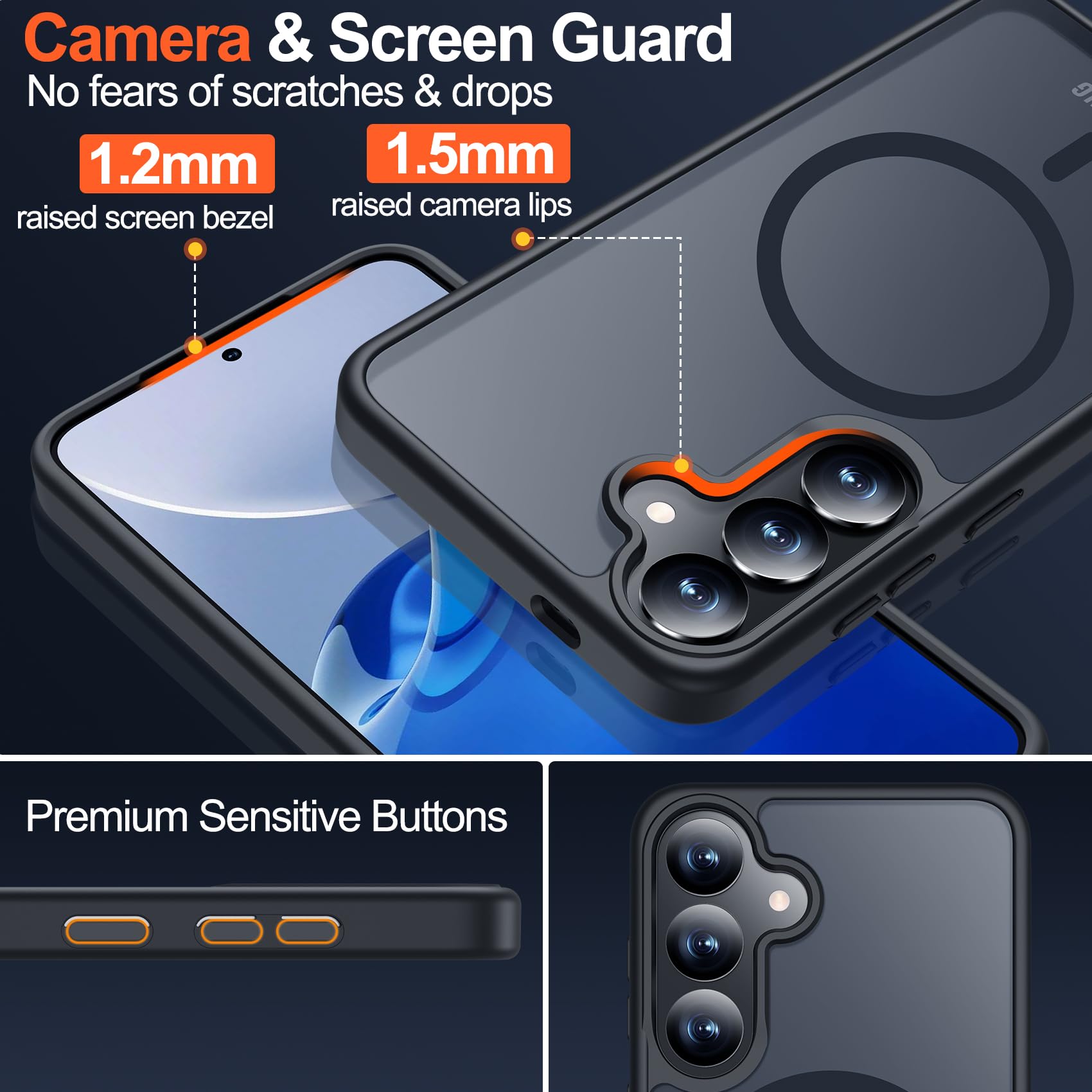 Foto 3 pulgar | Funda Mozoter Para Samsung Galaxy S25 Plus Con Magsafe De 6,7 Pulgadas - Venta Internacional.