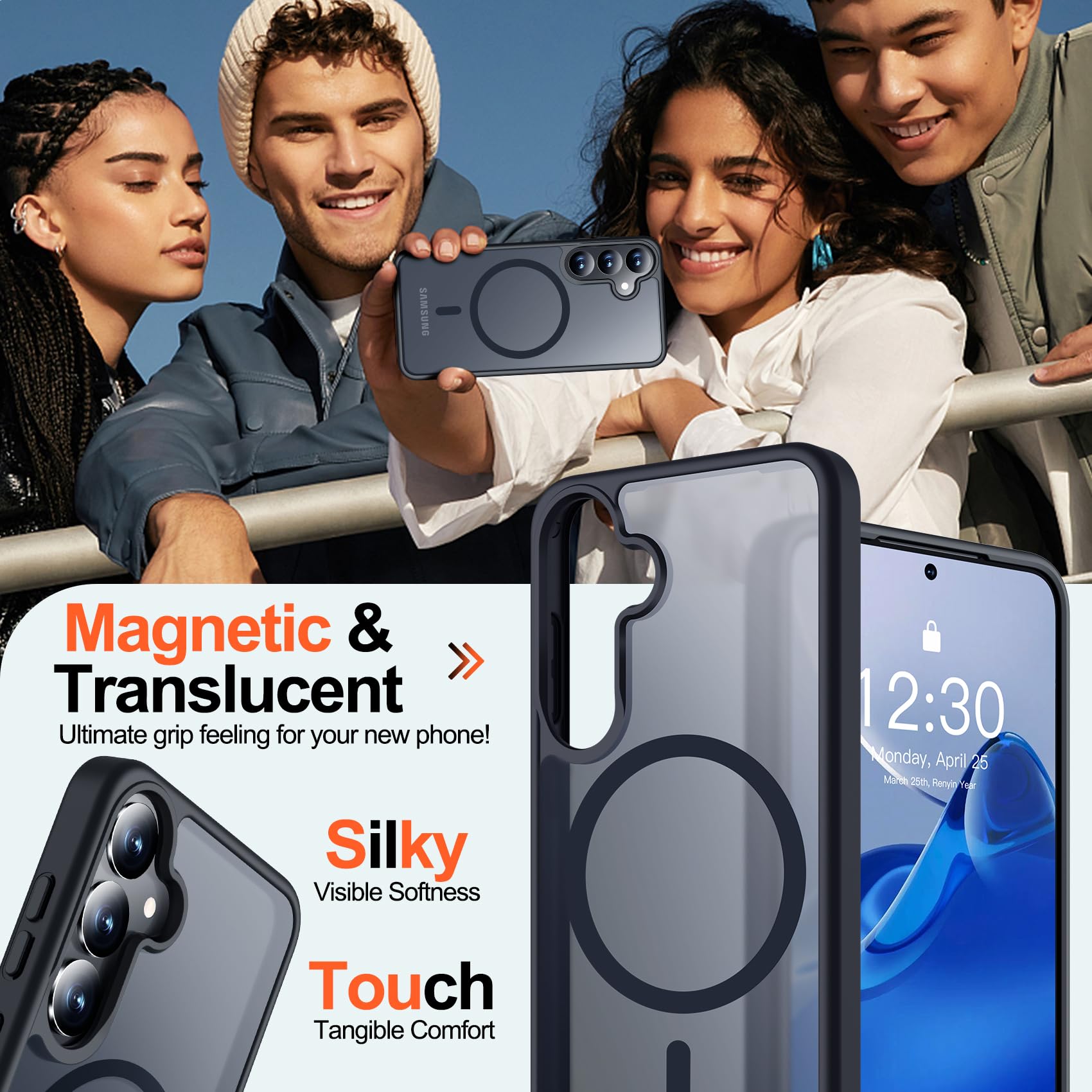 Foto 8 pulgar | Funda Mozoter Para Samsung Galaxy S25 Plus Con Magsafe De 6,7 Pulgadas - Venta Internacional.
