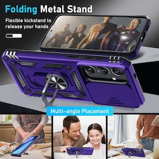 Foto 2 | Funda Para Teléfono Janmitta Compatible Con Samsung Galaxy S25/s24, Color Morado - Venta Internacional.